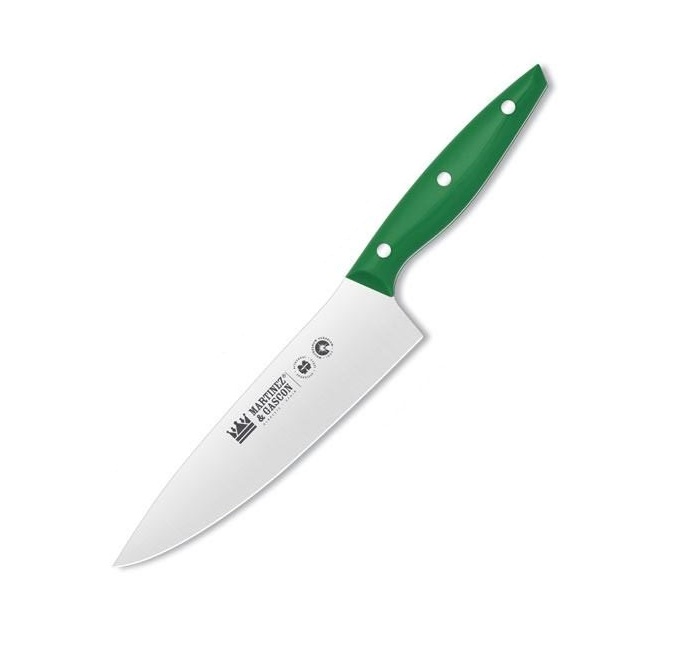 Martinez y Gascón chef's knife with 16 cm blade and polyoxymethylene handle in various colors