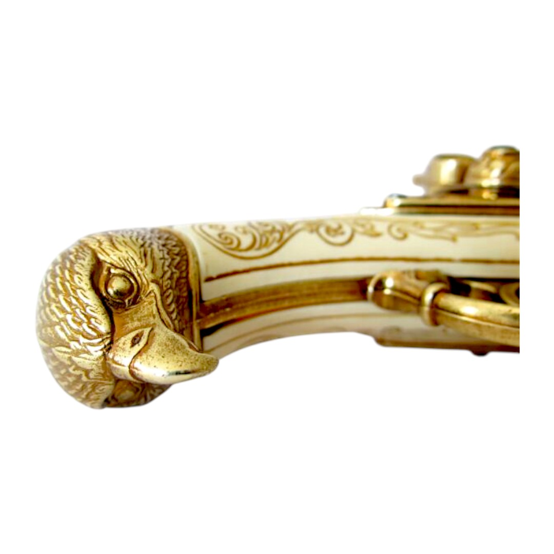 Réplica de pistola antiga de cano duplo Denix 1305