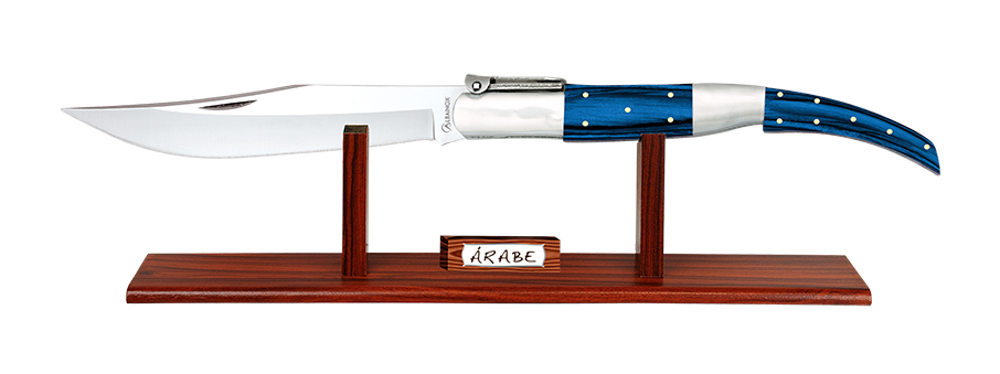 Navaja supergigante arabe con carraca de Albainox con peana inclu...