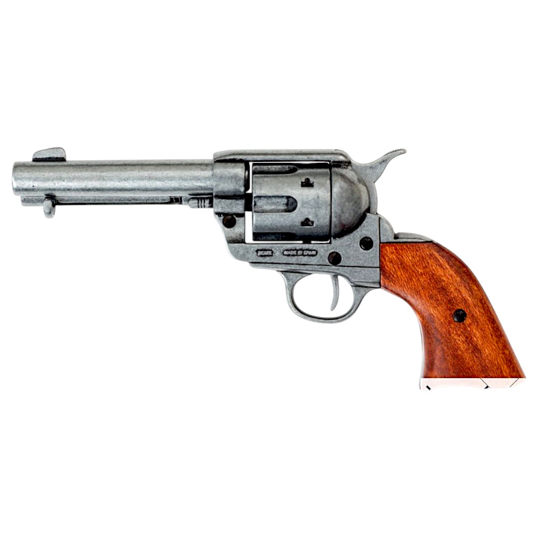 Réplica revólver Peacemaker calibre .45 plateado 1186G