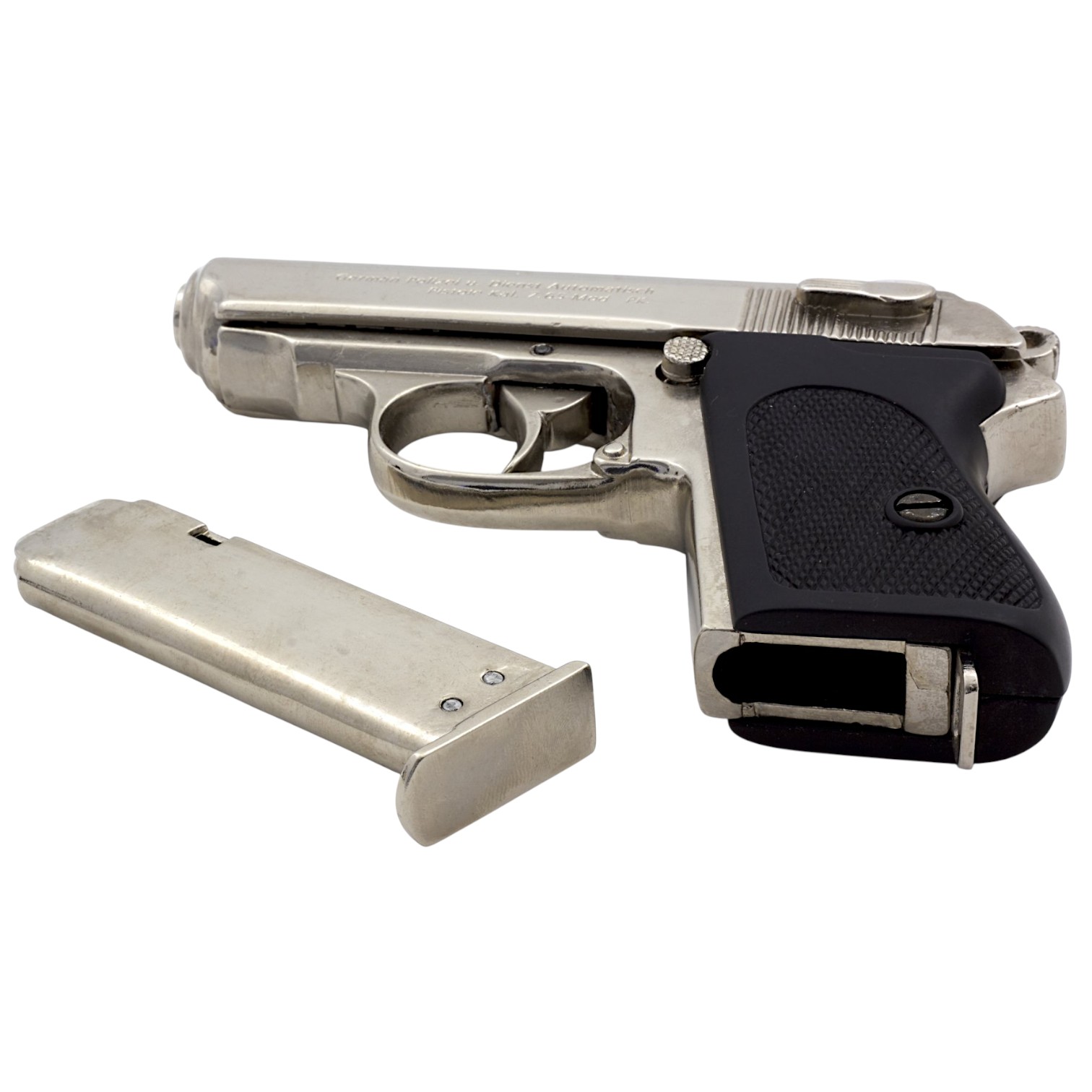 Pistola automática Alemania 1929 acabado niquelado Denix