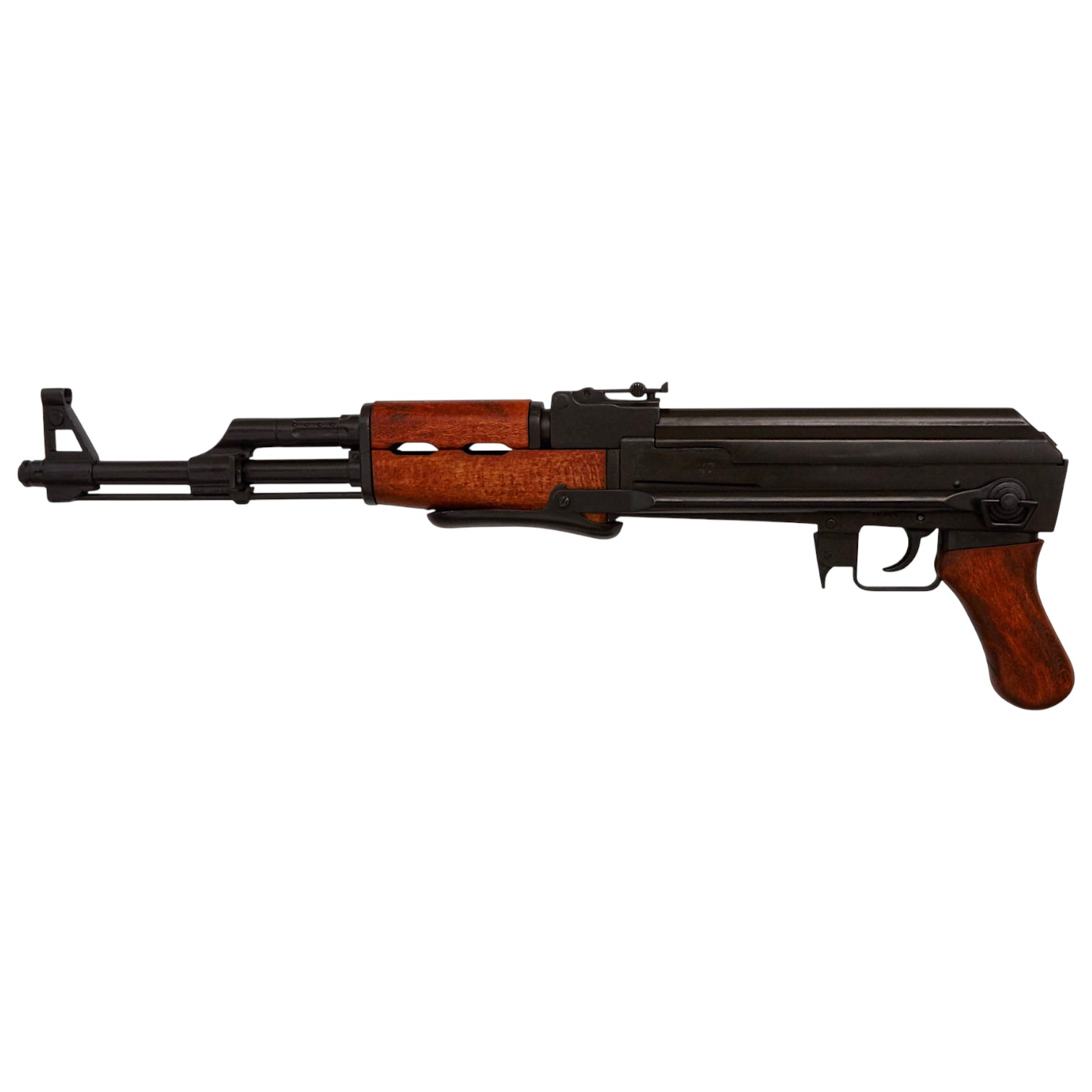 AK-47 assault rifle with collapsible stock