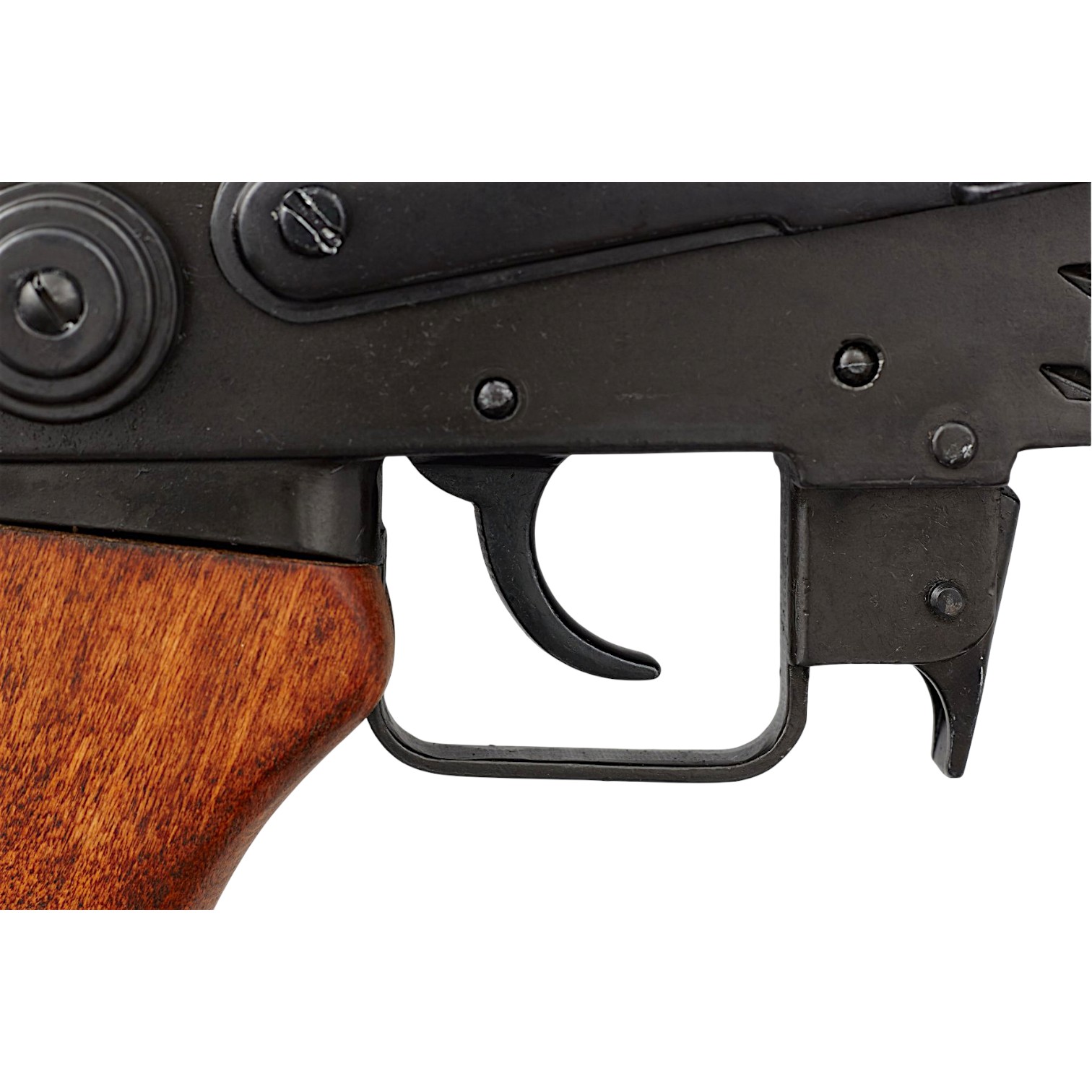 AK-47 assault rifle with collapsible stock