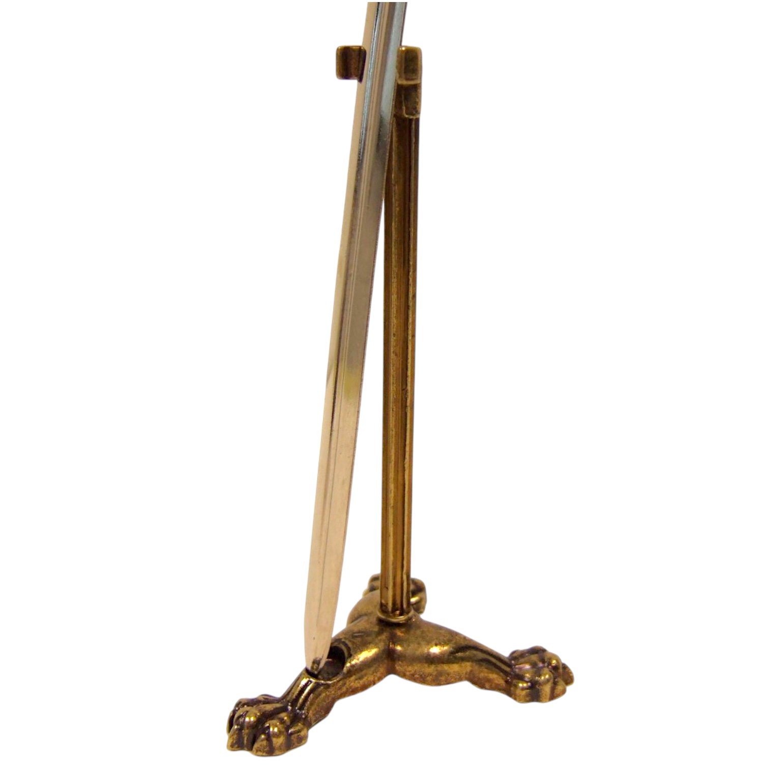 Soporte metálico para abrecartas