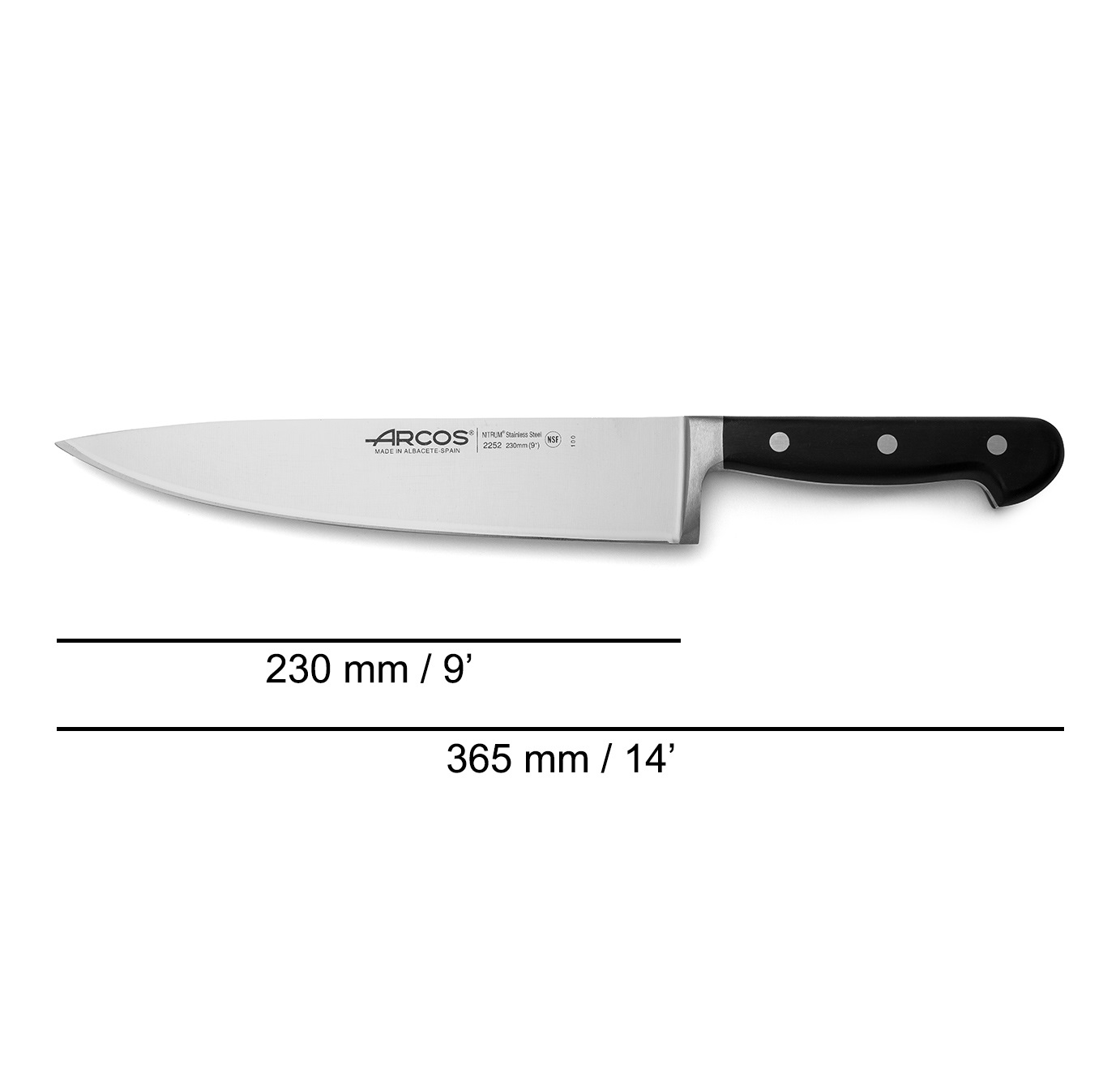 Cuchillo cocinero de 23 cm Arcos Opera