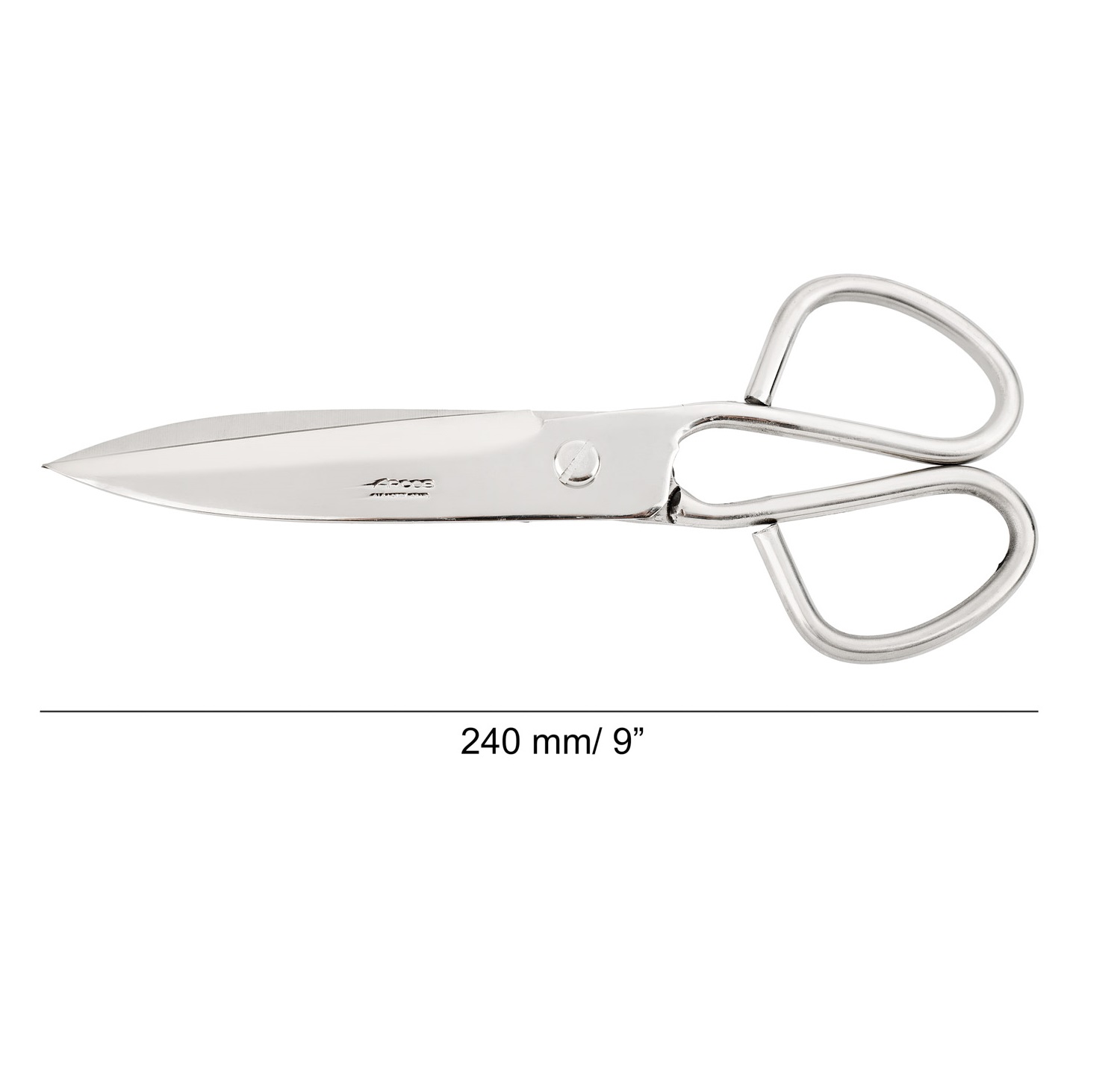 Tesoura de cozinha Arcos, em aço inoxidável de uma só peça, 240 mm