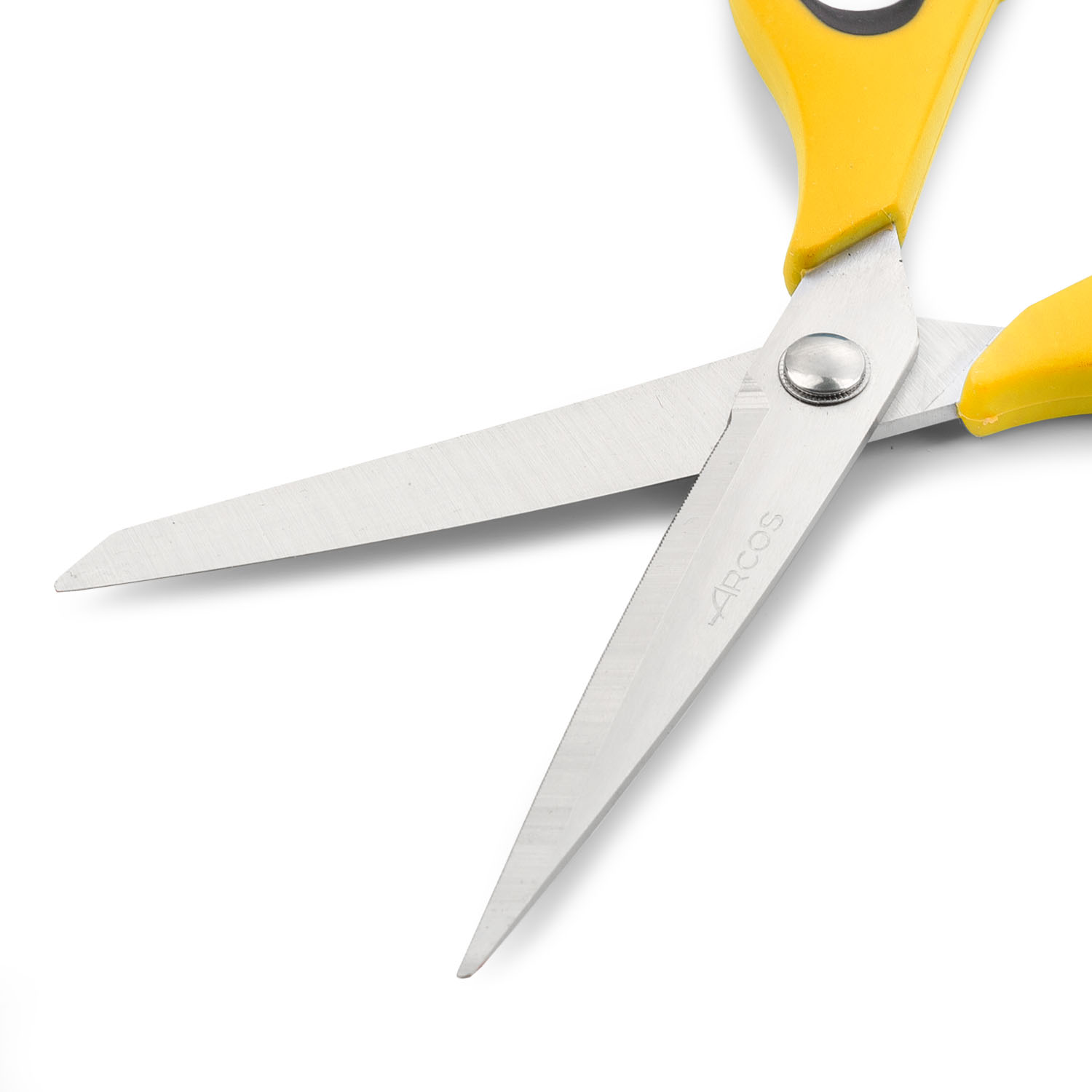 Tesoura de cozinha Arcos Prochef de 240 mm com cabo em polipropileno amarelo e preto