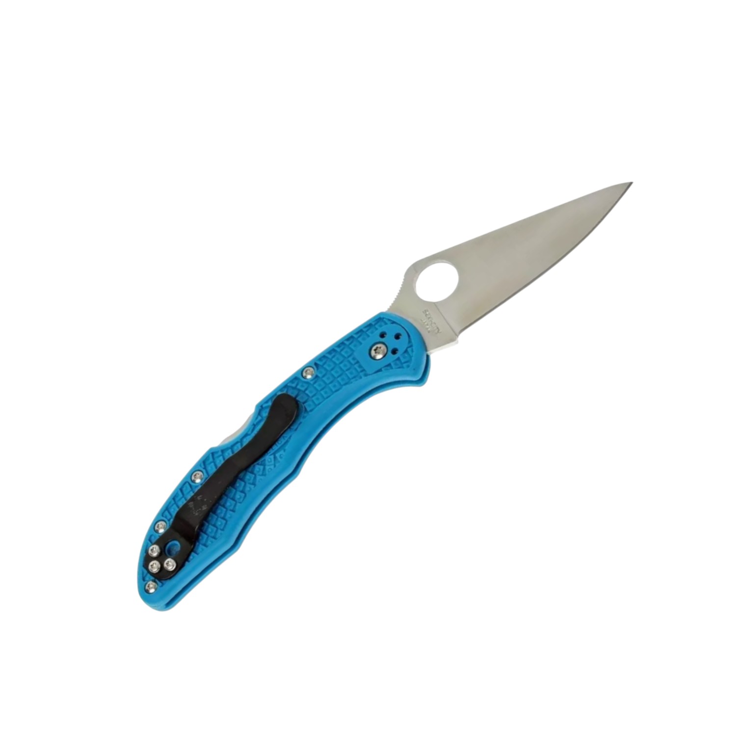 Spyderco Delica 4 C11FPBL, navaja VG10 filo plano con mango de FR...