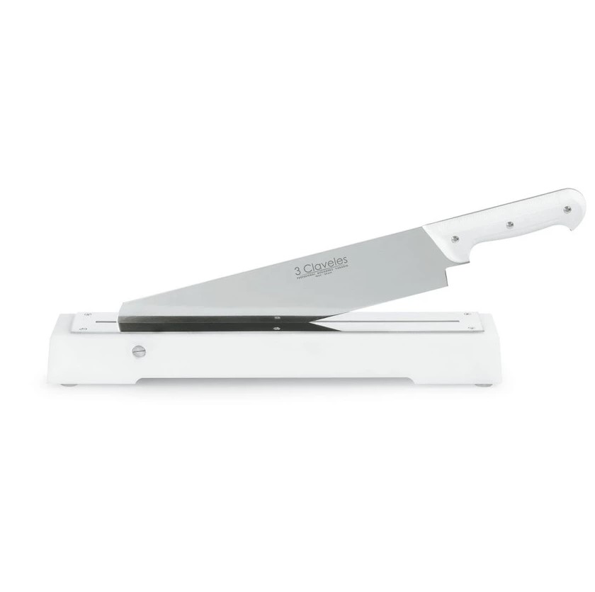 Bacaladera de acero inoxidable con soporte 3 Claveles