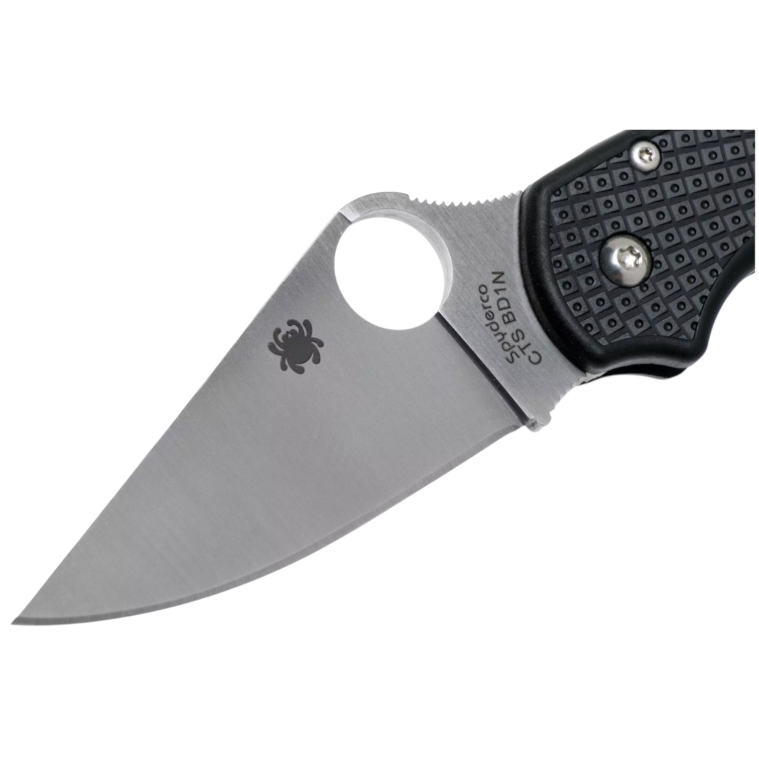 Spyderco Para 3 Lightweight C223PBK CTS-BD1N navaja filo liso con mango de FRN negro y clip