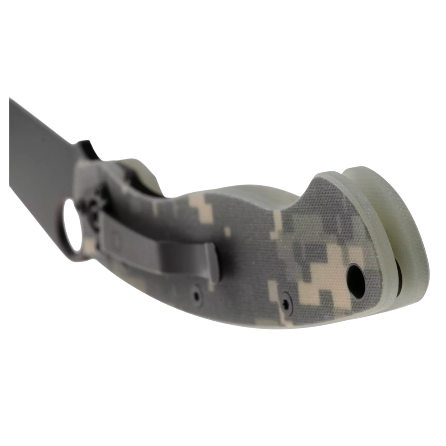 Spyderco Military PE C36GPCMOBK navaja táctica con mango de G-10 camo y hoja negra con filo plano