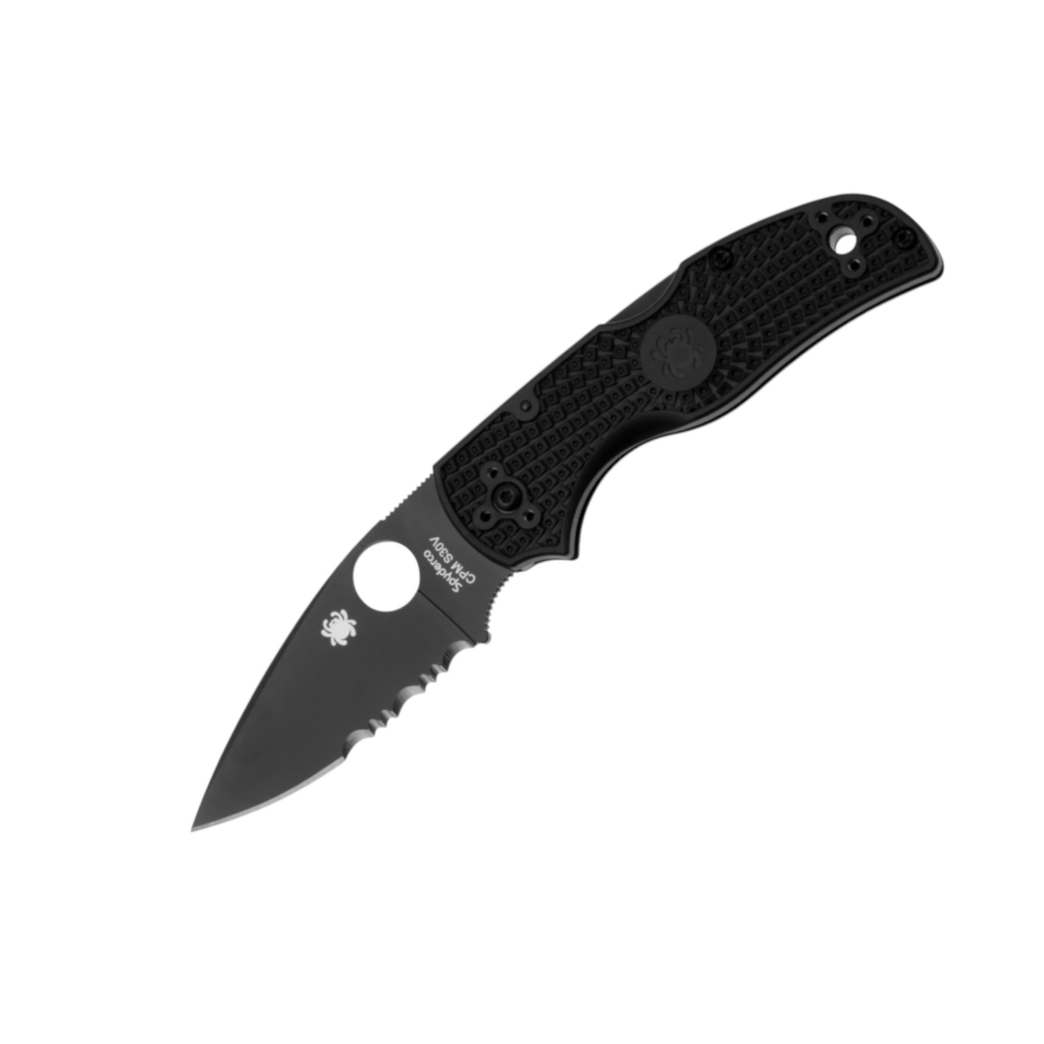 Navaja Spyderco Native Lightweight C41PSBBK con hoja negra de ace...