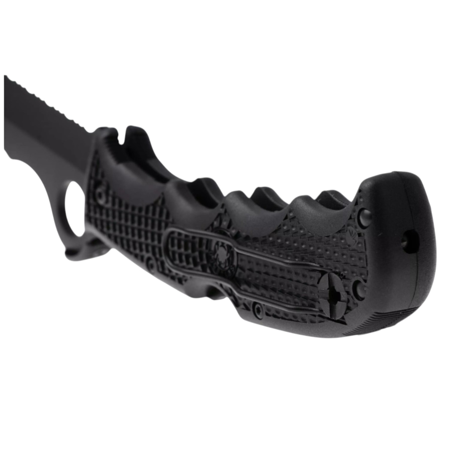 Canivete Spyderco Assist Black Blade PS C79PSBBK com cabo em FRN preto e lâmina de 9,4 cm em VG10 com fecho traseiro.