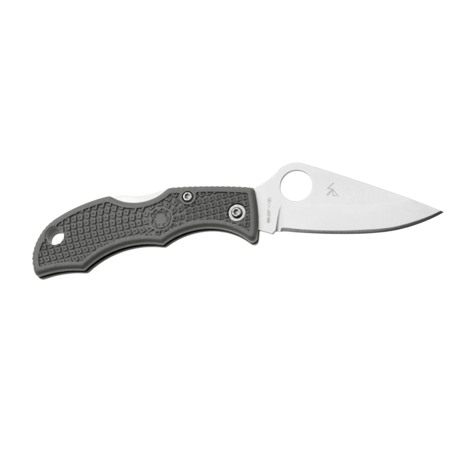 Spyderco Ladybug Foliage Green LFGP3 navaja de bolsillo con hoja de VG10 de 4.9 cm y mango de FRN verde
