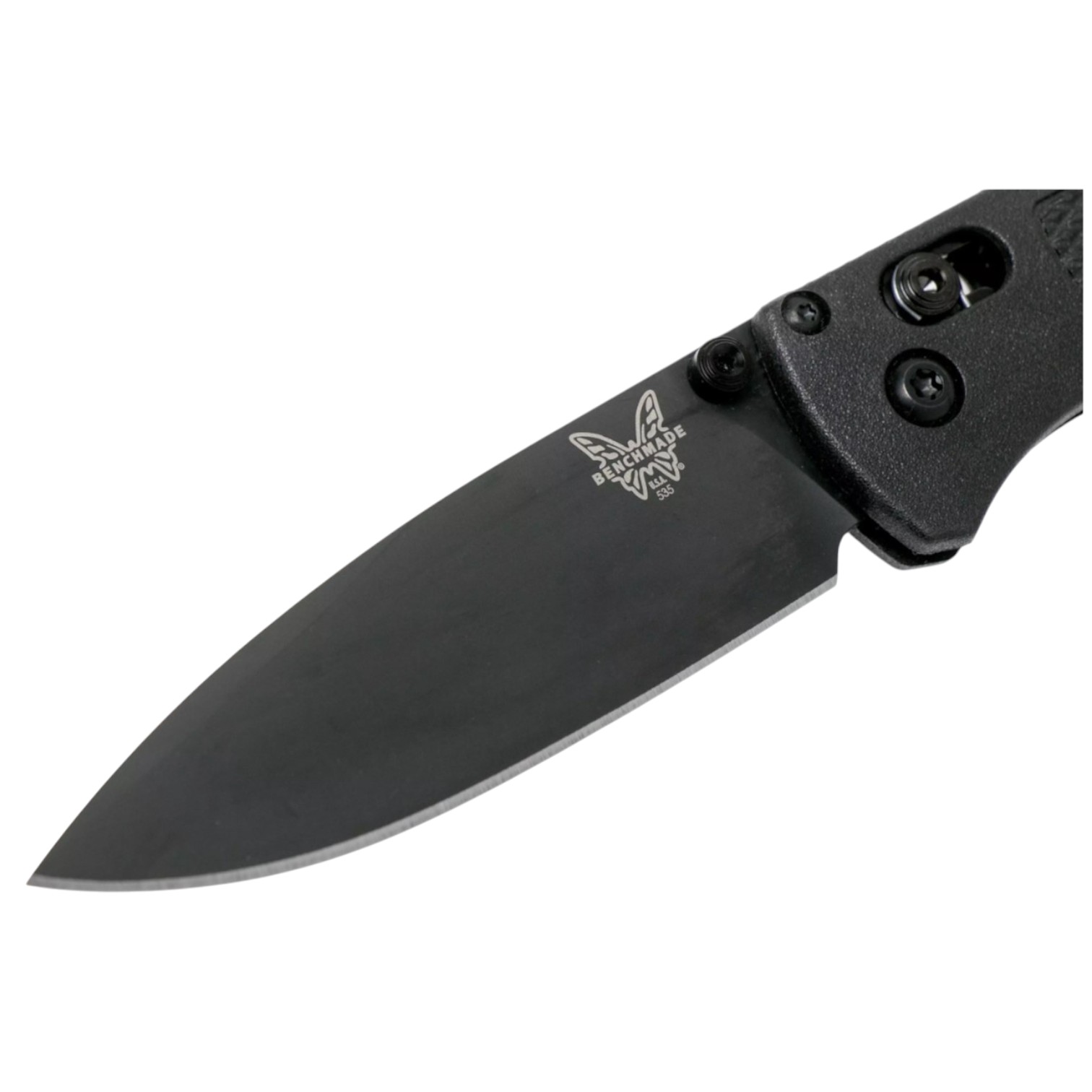Navaja Benchmade Bugout Black 535BK-2 con hoja CPM negra S30V de 8.2 cm y mango CF Elite negro