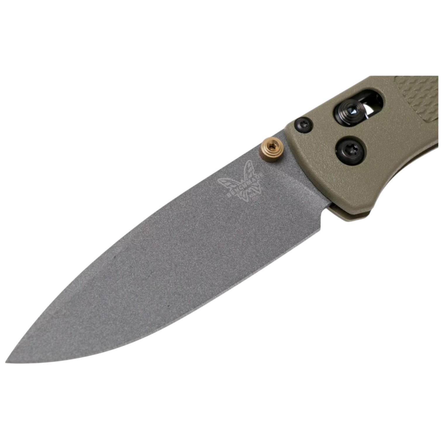 Navaja Benchmade Bugout Ranger green con hoja CPM S30V stonewashed de 8.2 cm y mango grivory verde