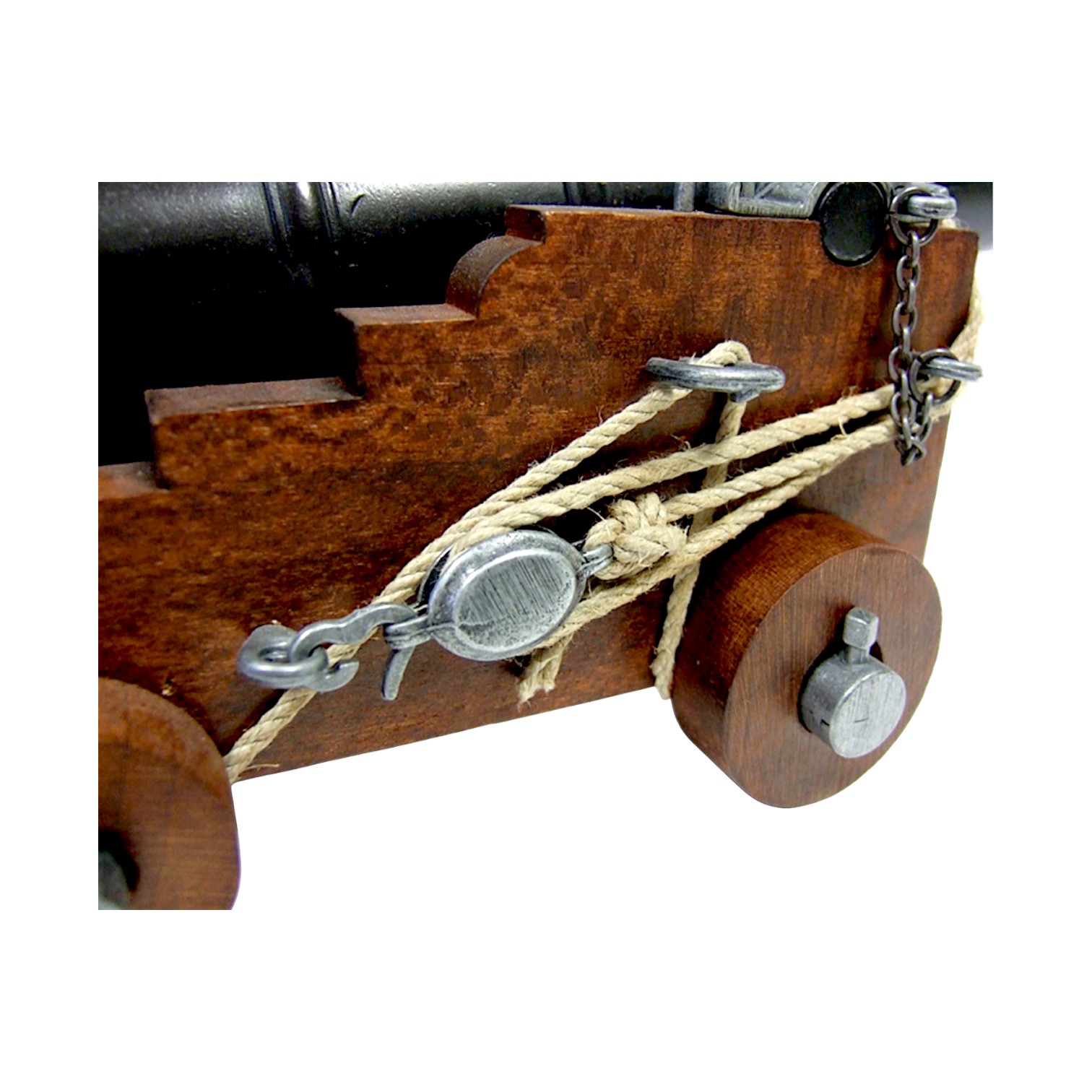 Canhão naval, Inglaterra, século XVIII, em miniatura