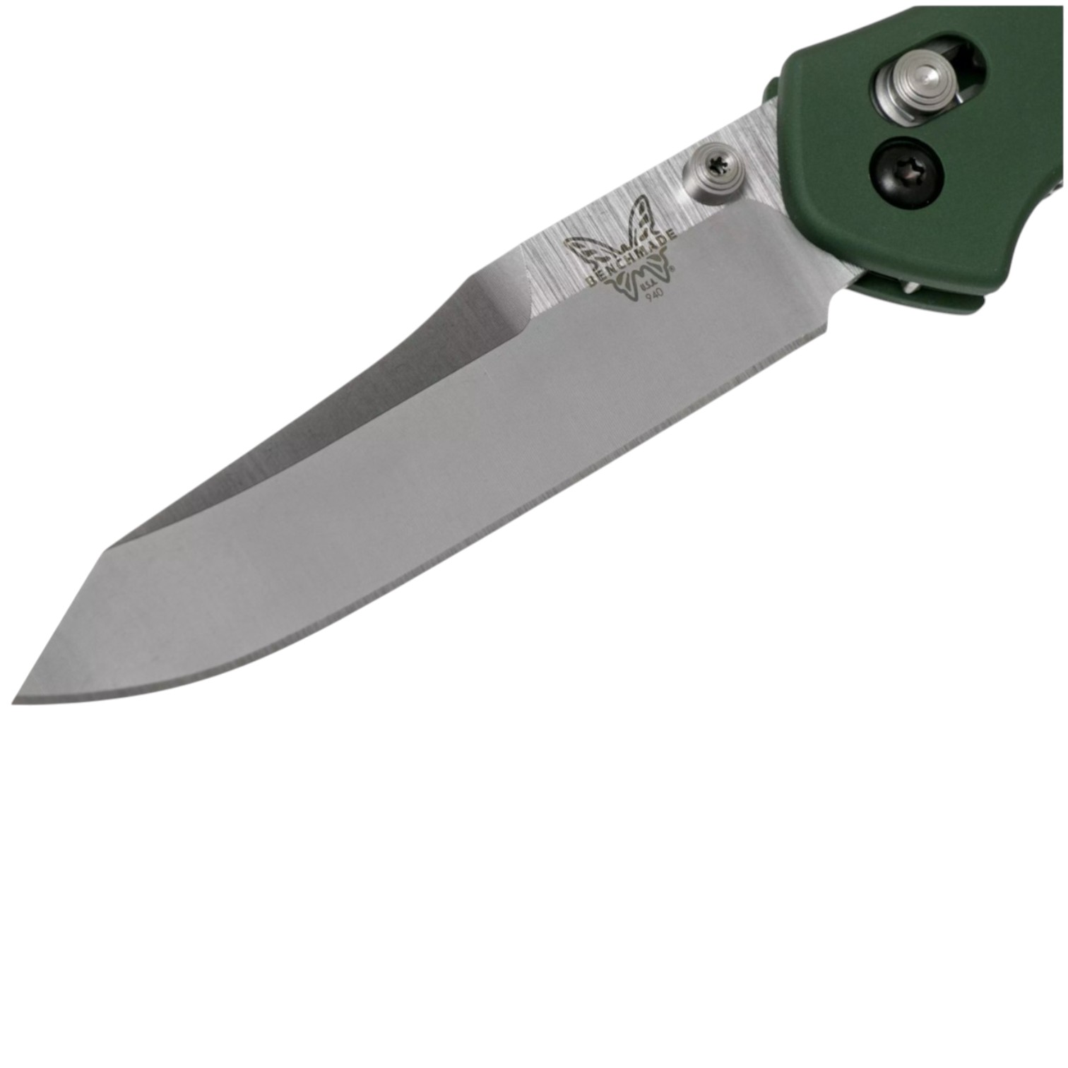 Navaja Benchmade Osborne 940 con hoja CPM S30V de 8.6 cm y mango de aluminio verde