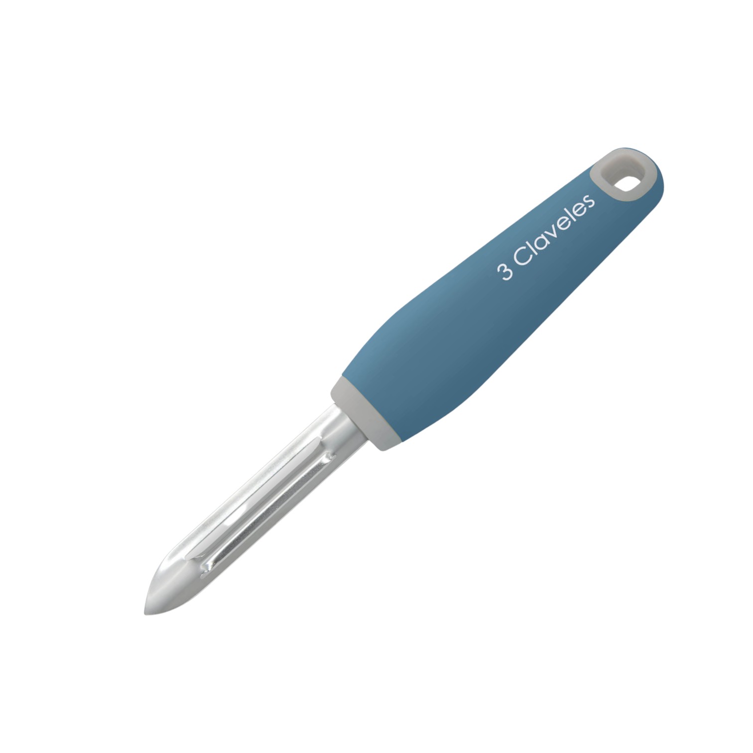 Descascador em aço inoxidável com cabo em TPR e polipropileno, 3 ...