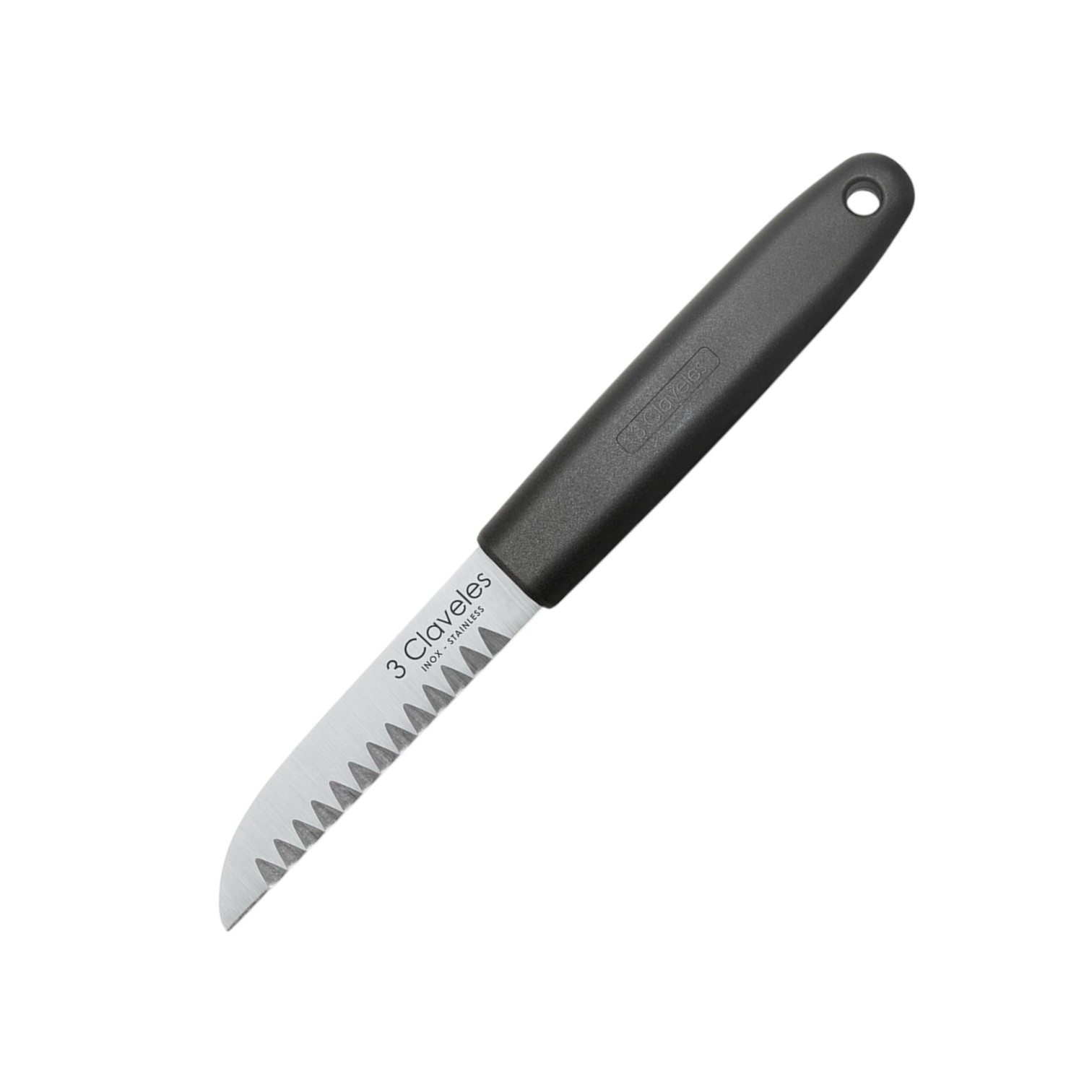 Cuchillo para decorar con mango de polipropileno negro 19.5 cm 3 ...