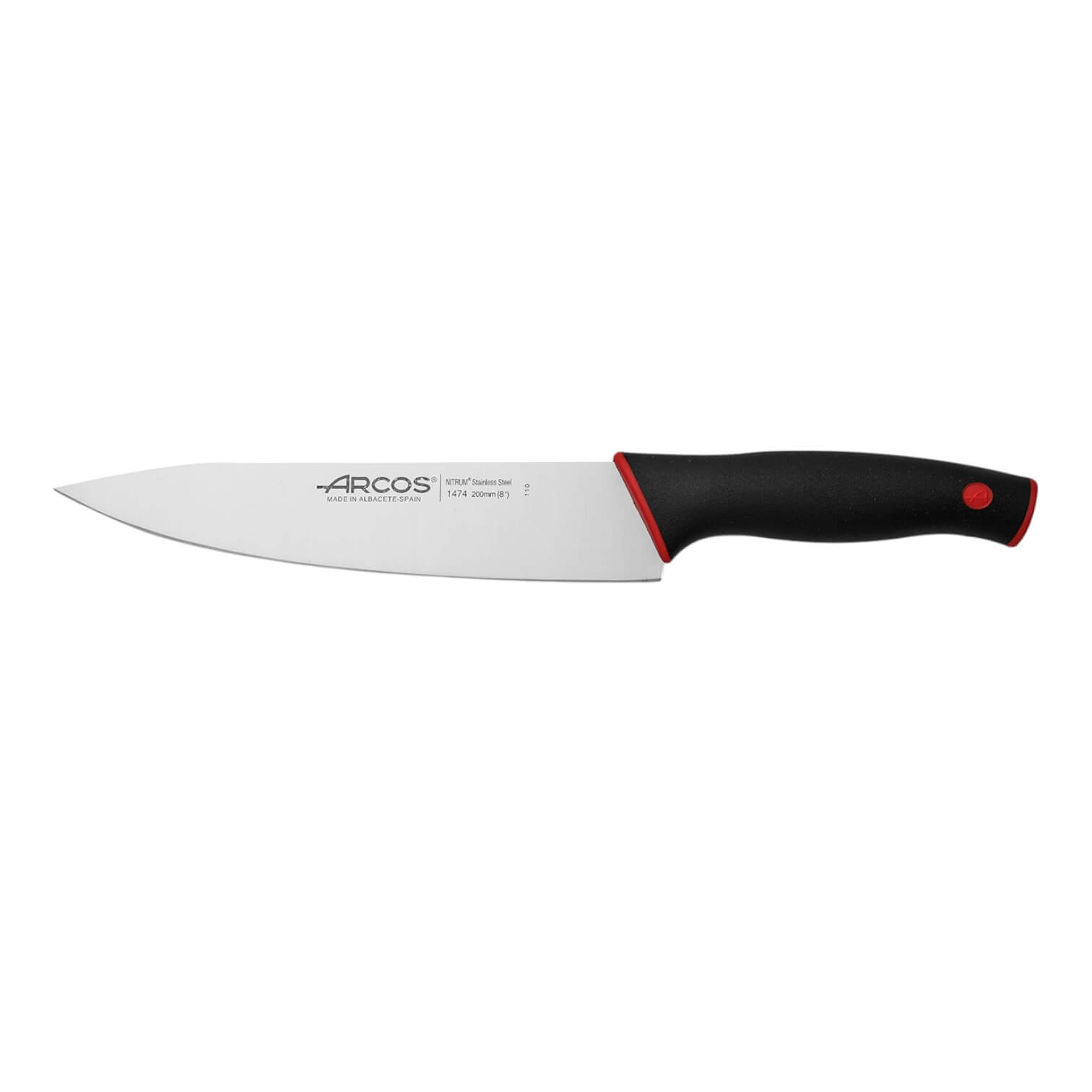 Cuchillo cocinero de 20 cm con mango ergonómico de doble inyección Arcos Duo