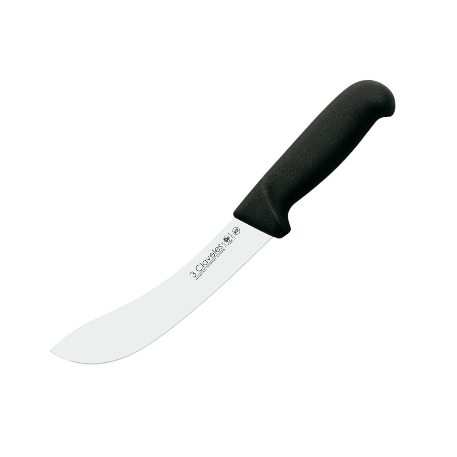 Cuchillo despellejar 18 cm con mango de polipropileno negro 3 Cla...
