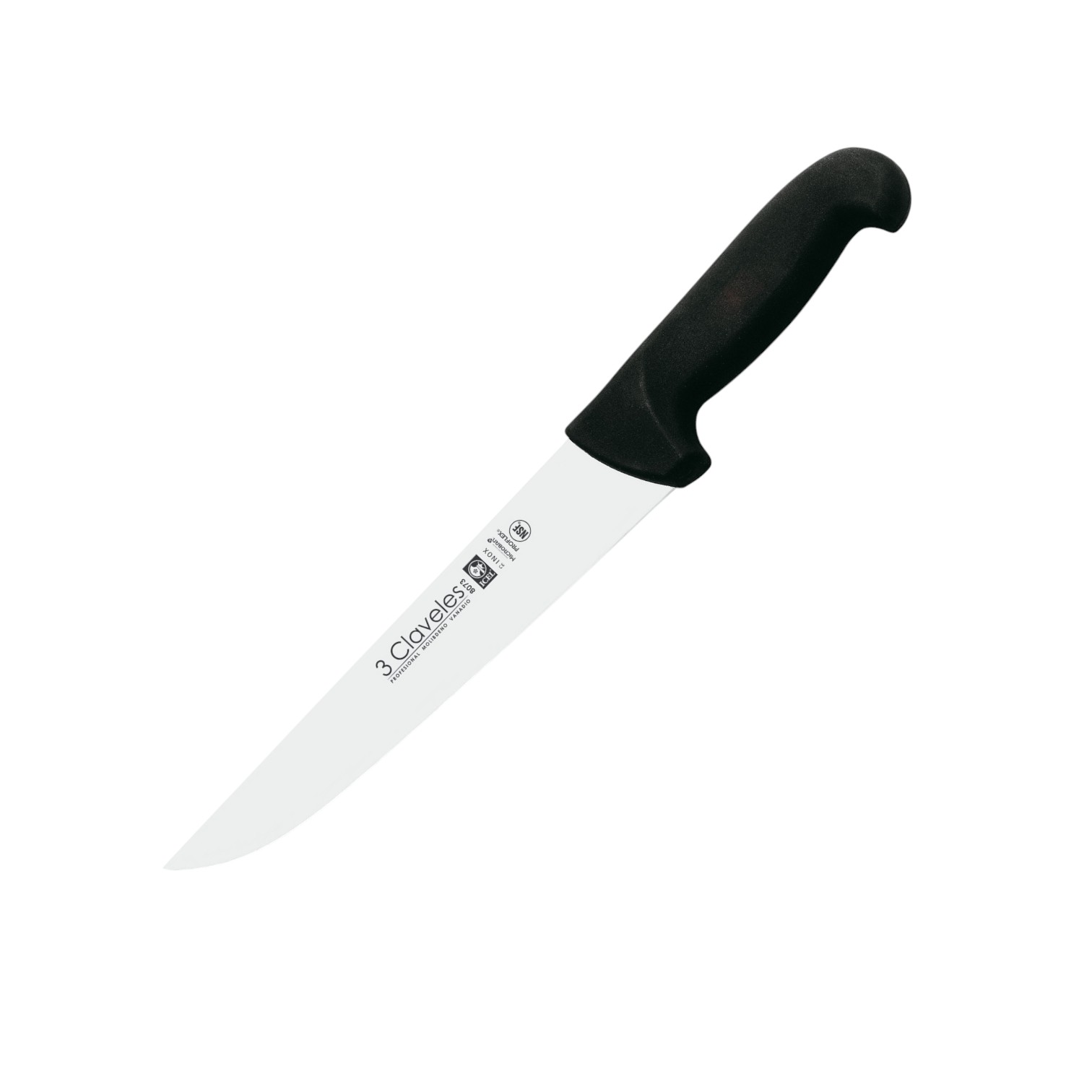 Cuchillo carnicero con hoja de 26 cm con mango de proflex negro 3...