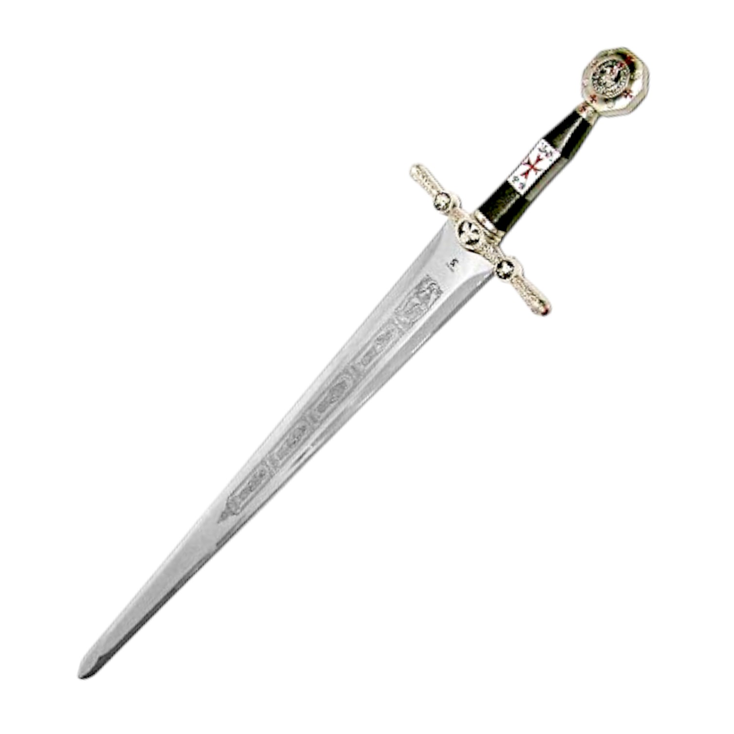 Espada Gran Maestre del Temple plateada Gladius