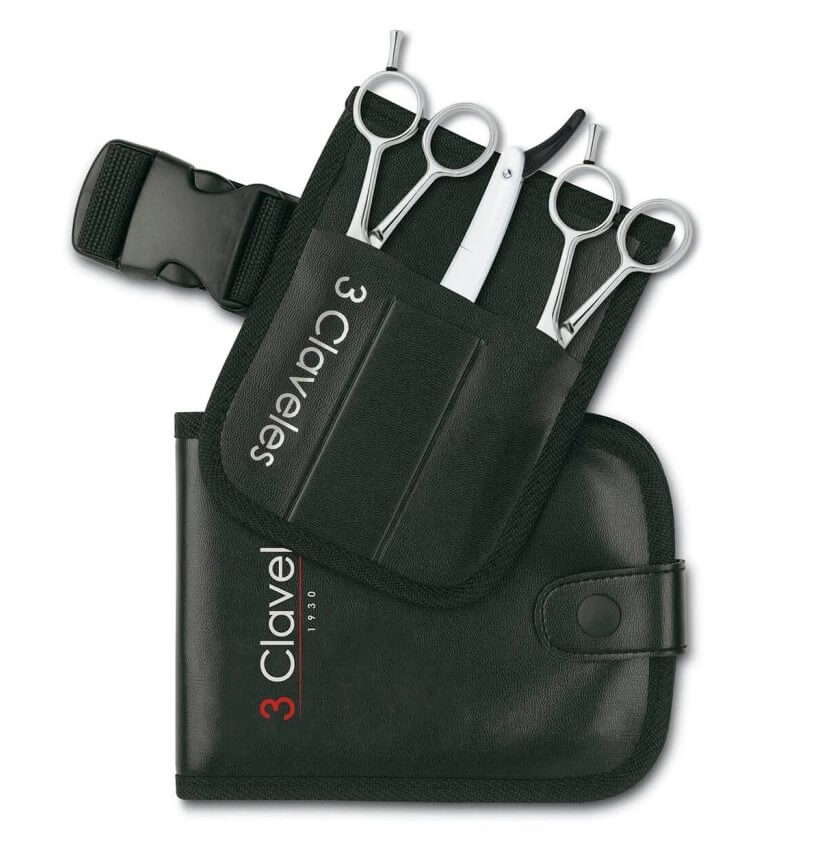 Set peluqueria Skool 5.5" tijera de corte tijera de esculpir y na...