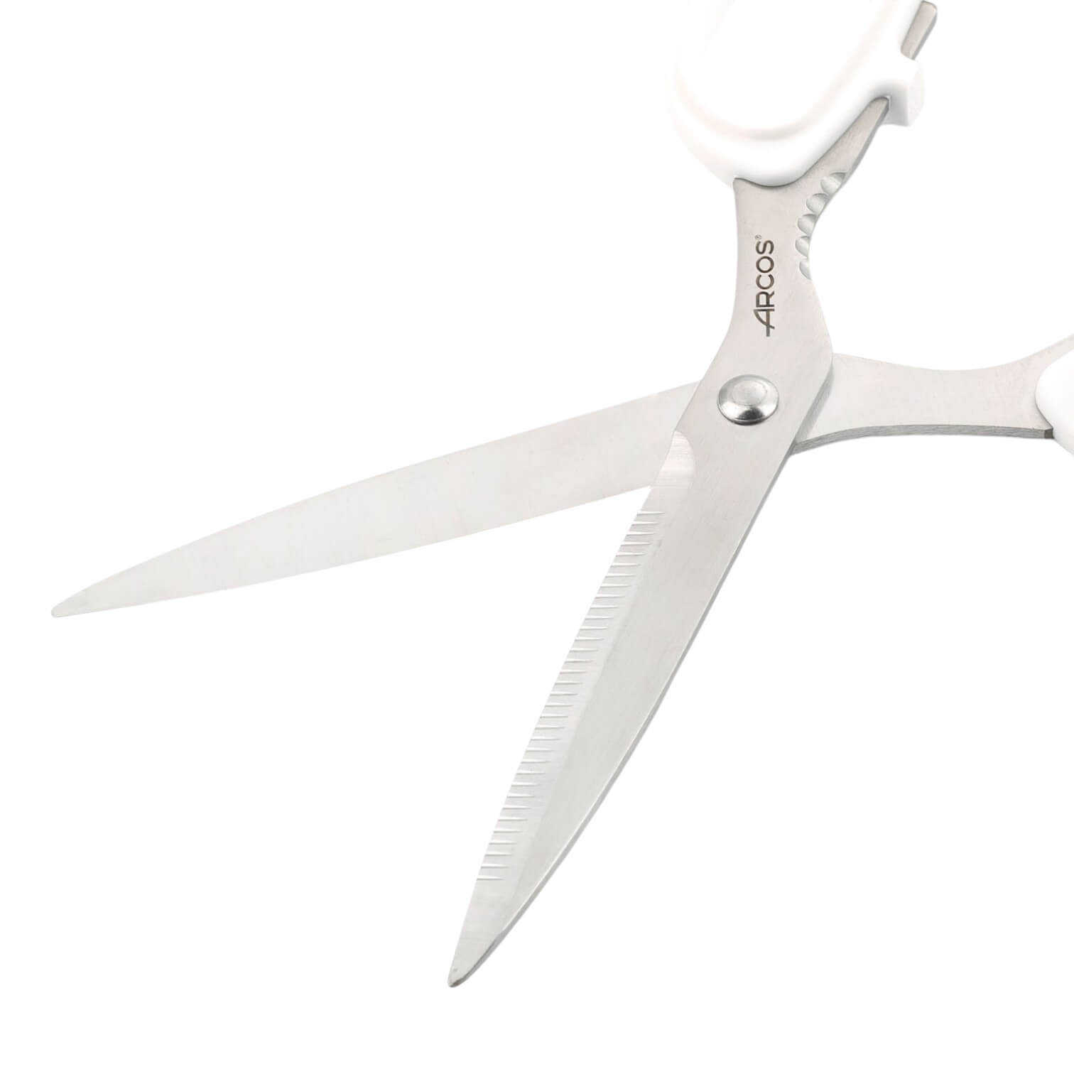 Tijeras de cocina Serie Deluxe 220 mm con mango de polipropileno blanco Arcos