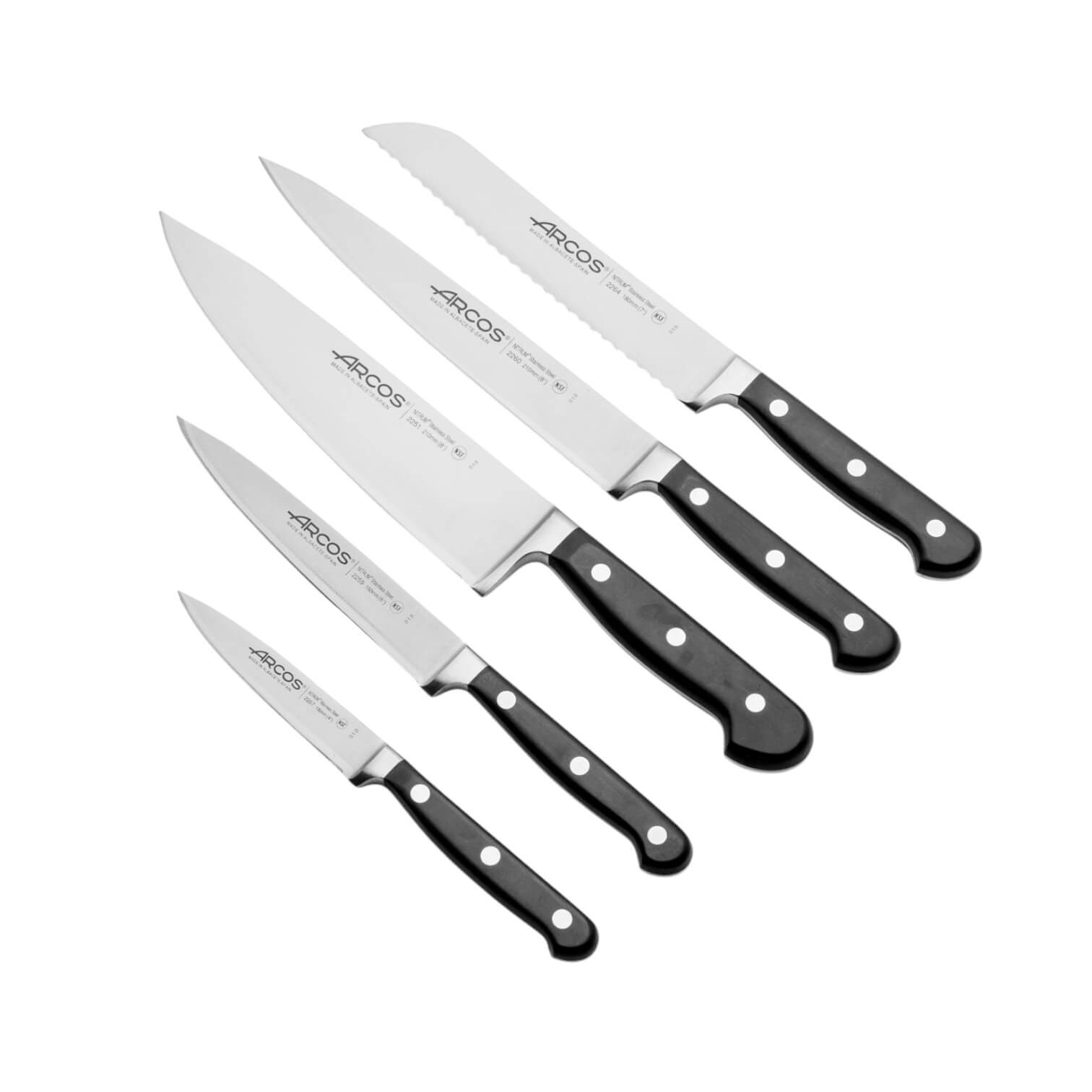 Taco de cocina 5 cuchillos serie Opera Arcos