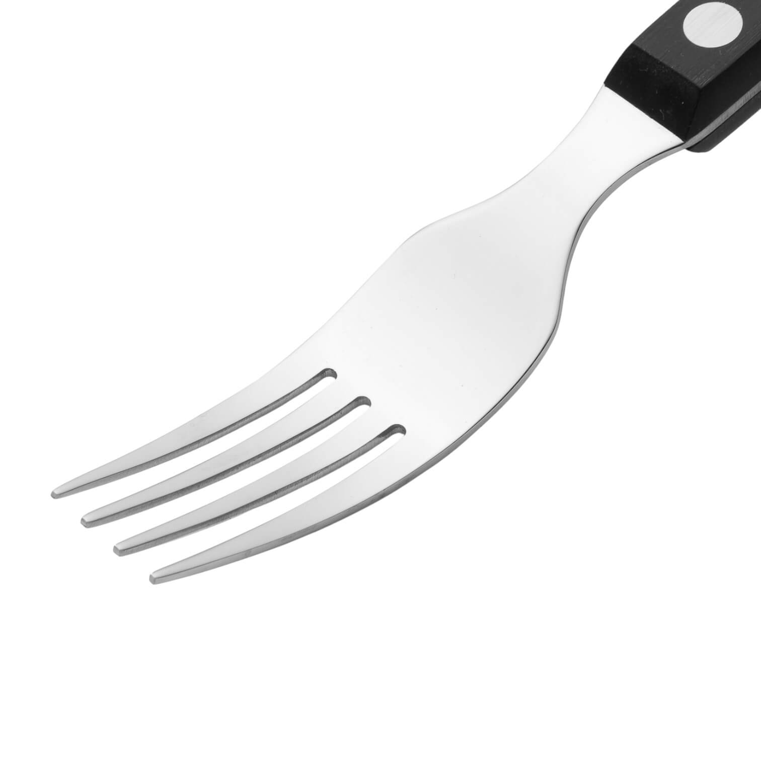 Tenedor negro polioximetileno Arcos serie Capri de 195 mm