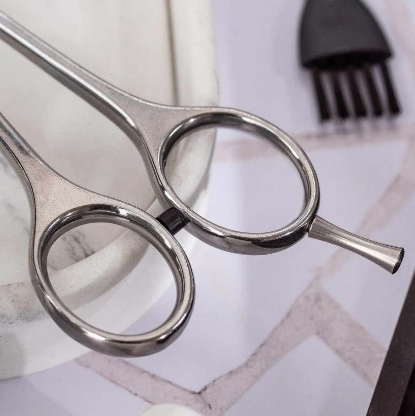 Tesoura de cabeleireiro ST Light 6,5" com fio micro serrilhado 3 Claveles