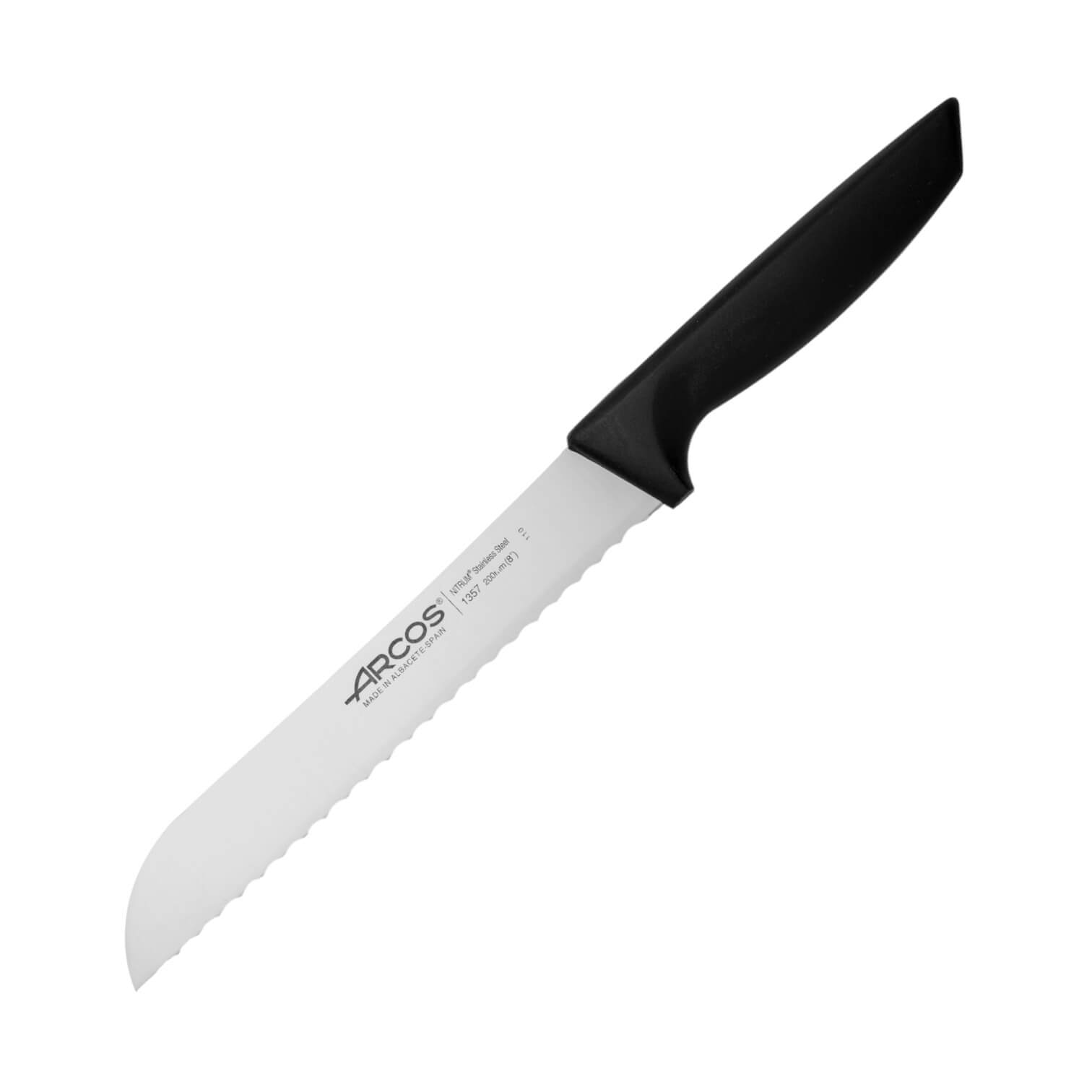 Cuchillo panero Arcos serie Niza con mango de polipropileno negro...