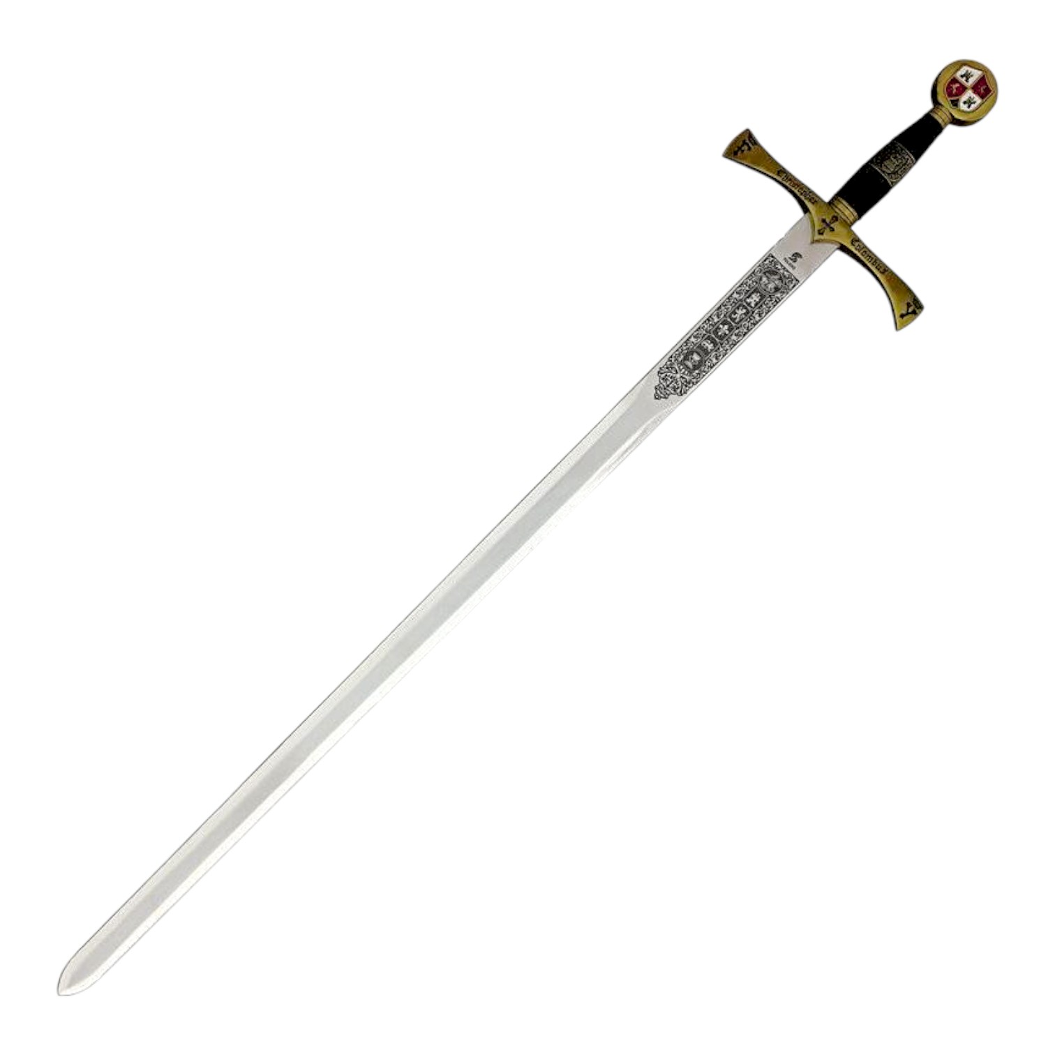 Espada Cristobal Colon de latón Gladius