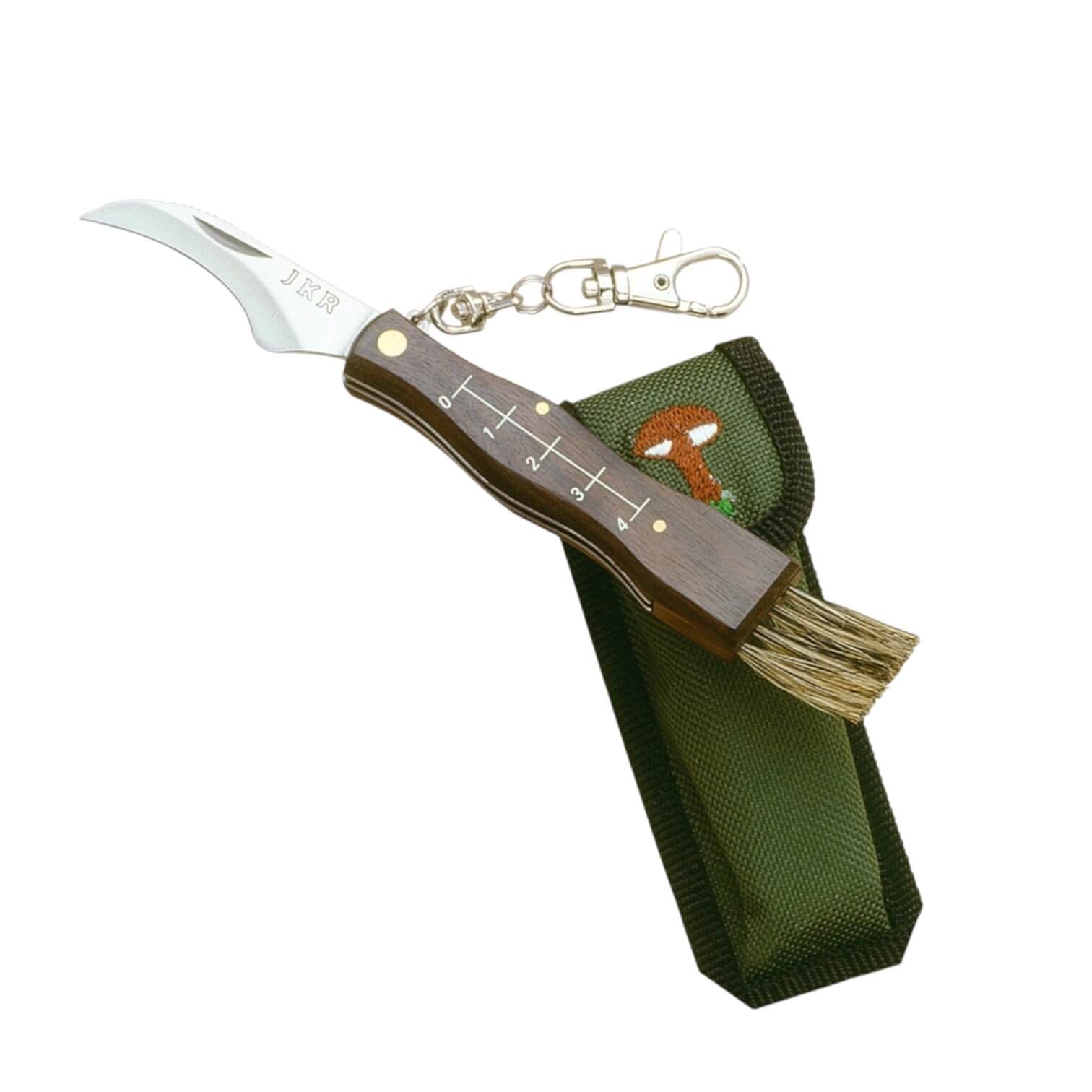 Navaja cortasetas pequeña con hoja curva de 5.5 cm con cepillo y ...