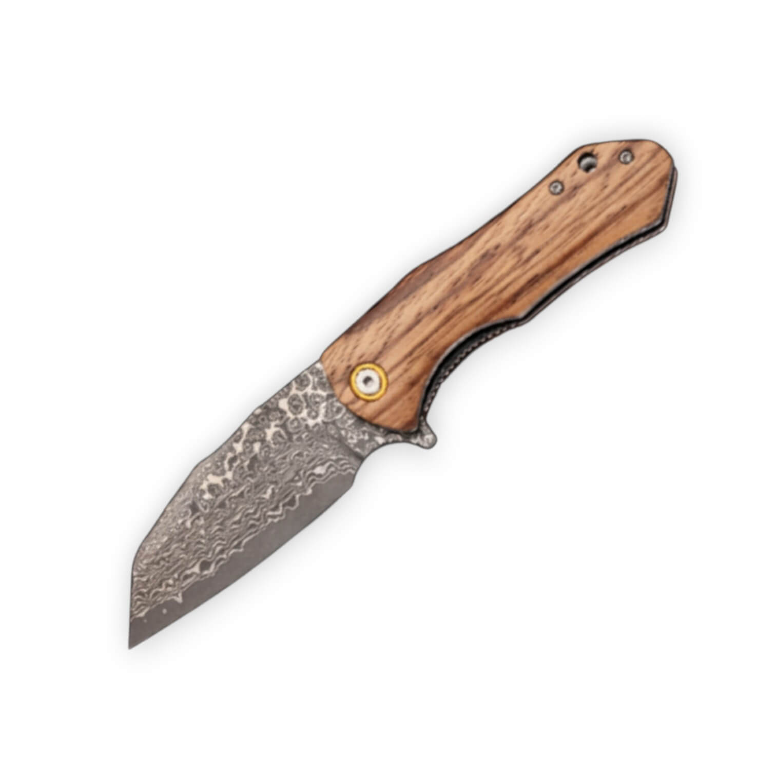 Navaja con hoja de 8.5 cm de VG10 y mango de madera de zebrano Sa...