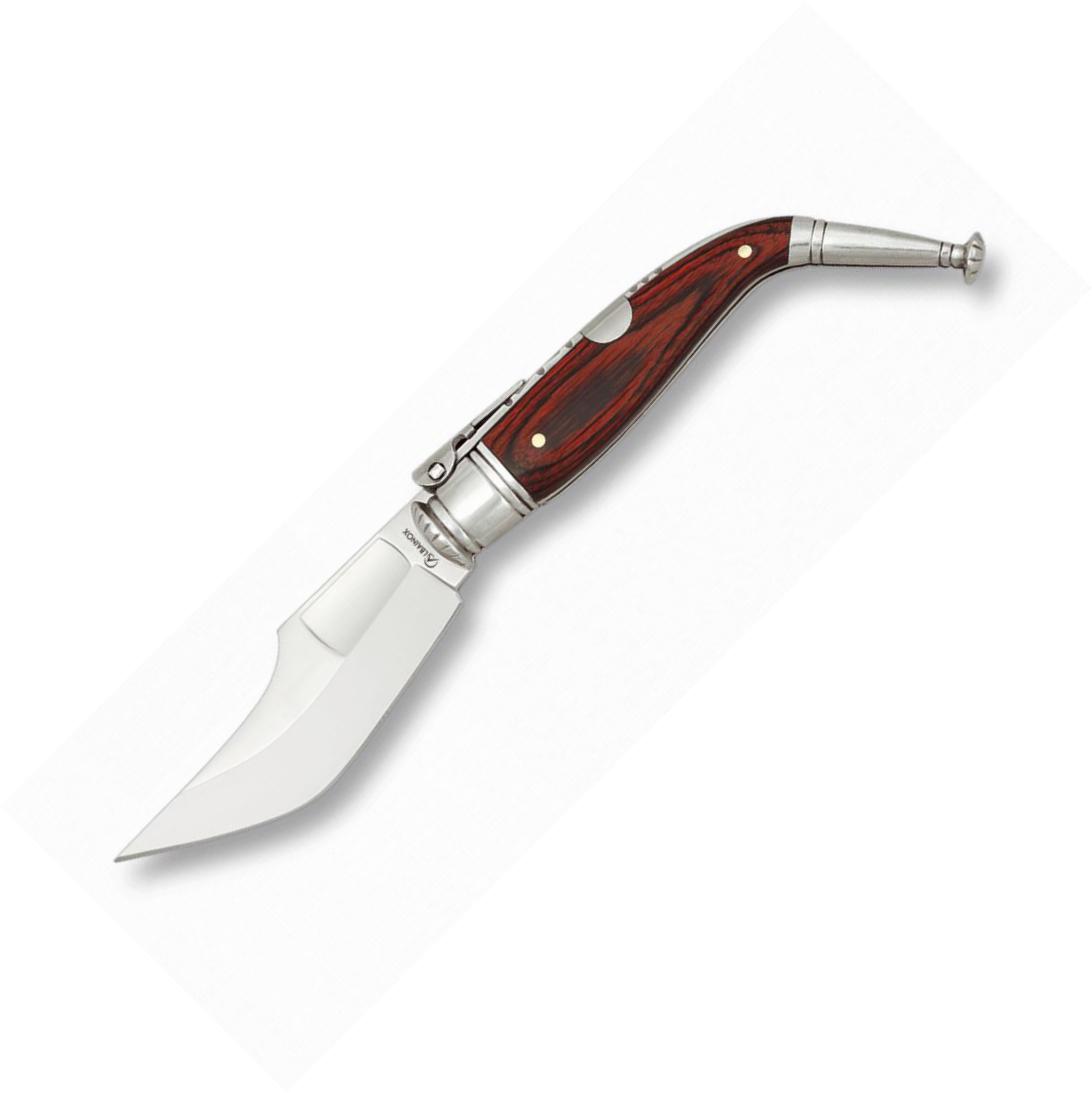 Navaja Albainox JEREZANA Nº00 con mango de madera, virola de alum...