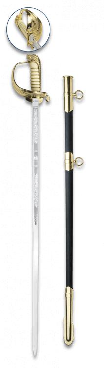 Sabre TOLE10 Oficial da Marinha Espanhola e suboficial com lâmina...