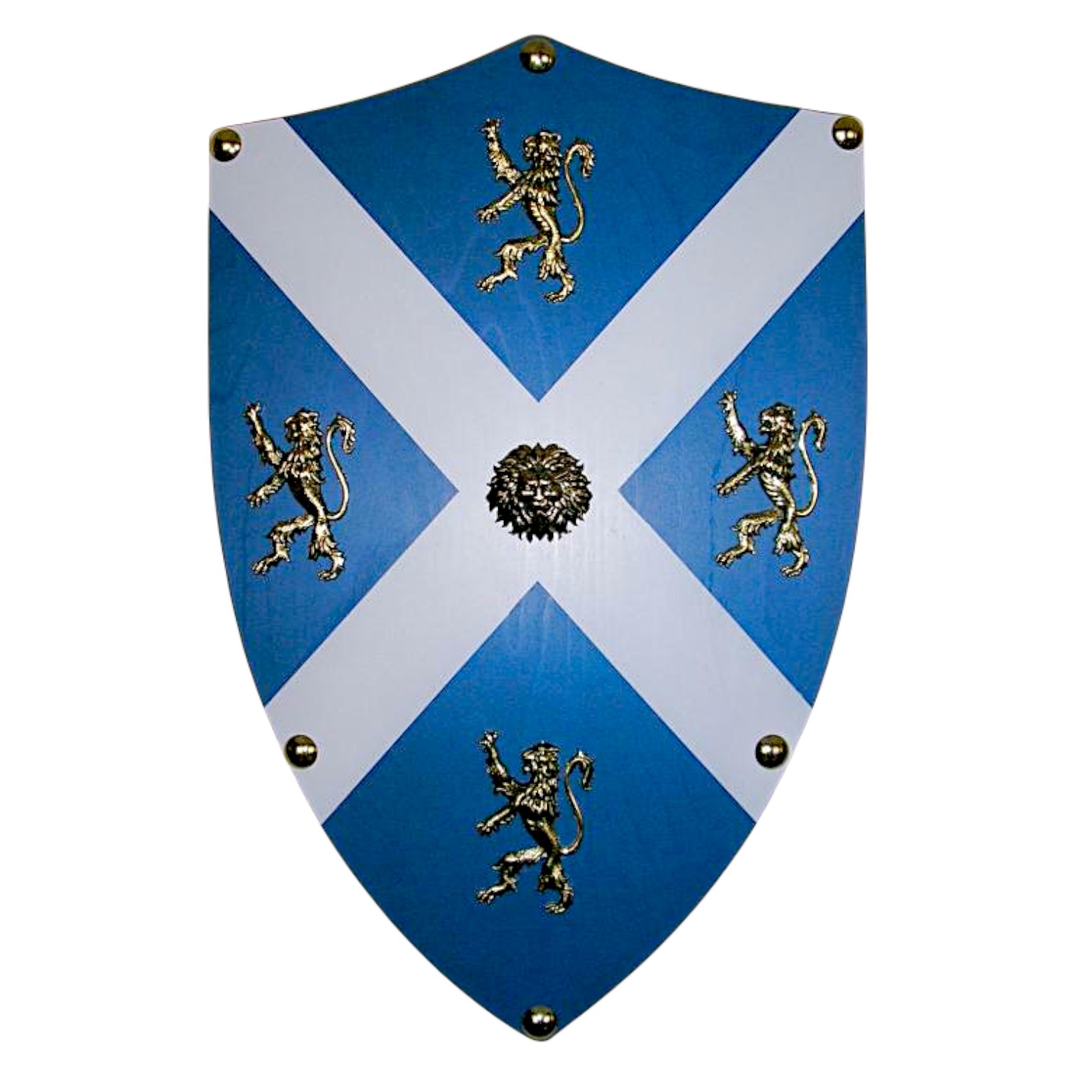 Escudo de madera de Wallace azul