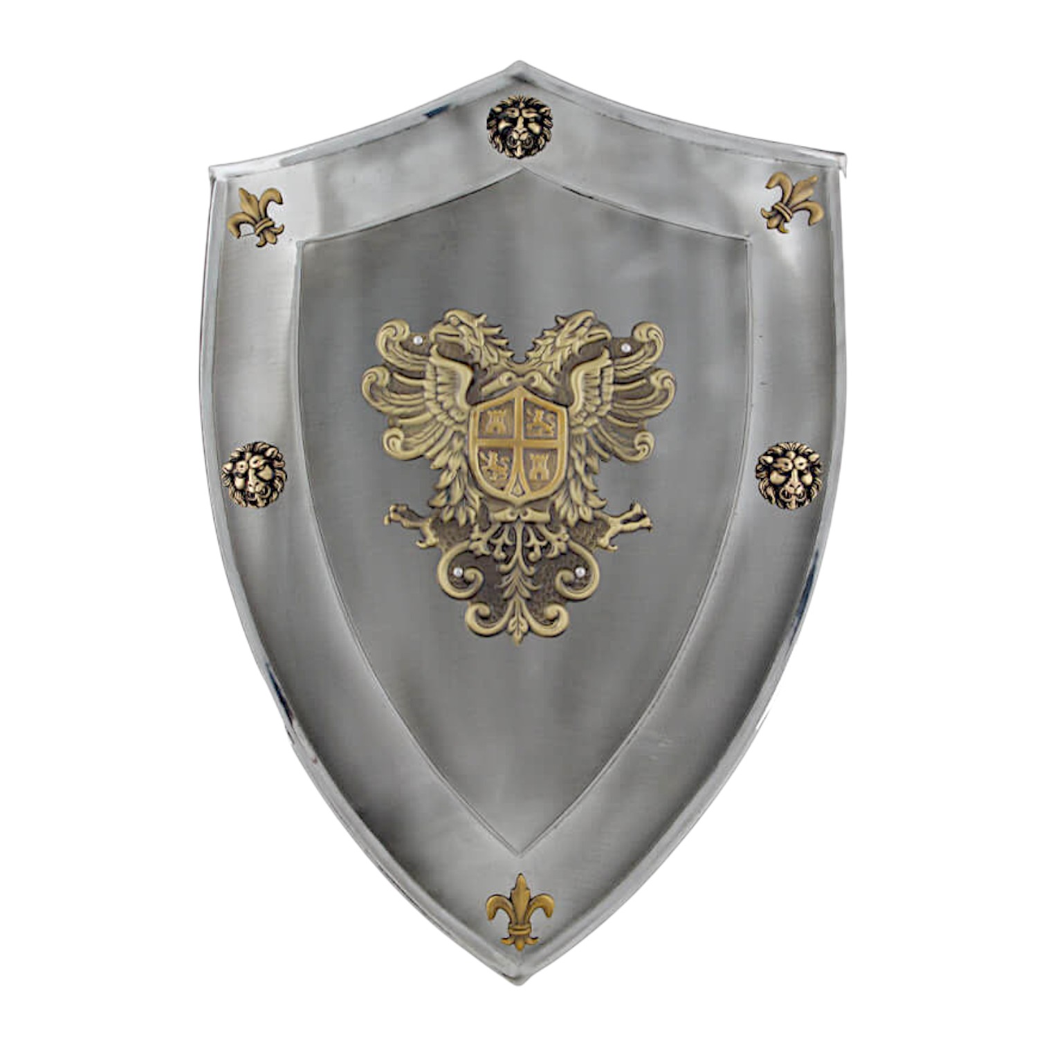 Escudo plateado Carlos V Gladius