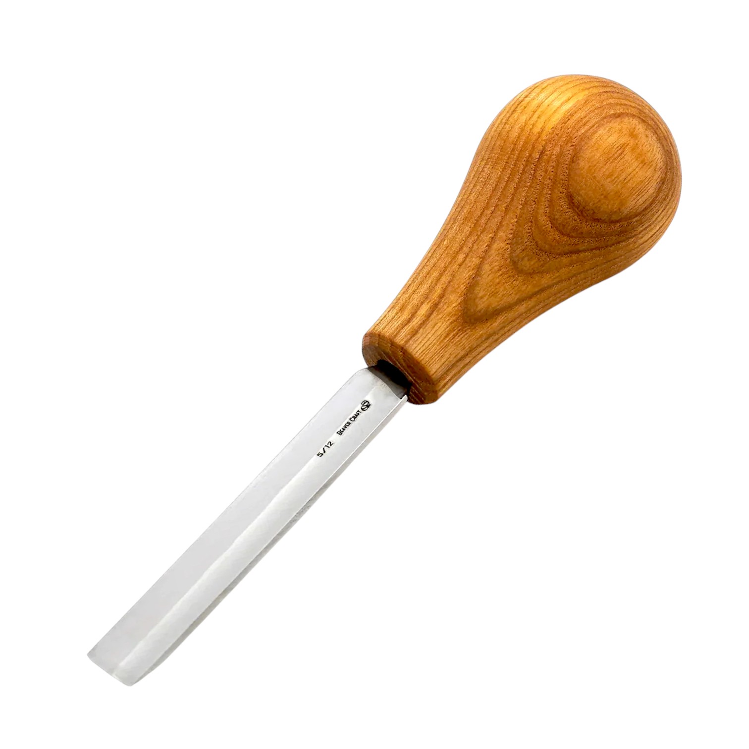 Gubia para tallar madera con mango de madera de palma
