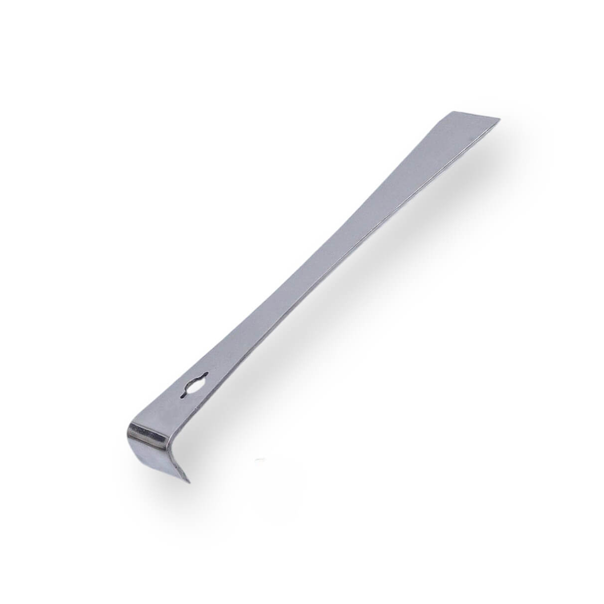 Rasqueta de 28 cm de acero inox con codo