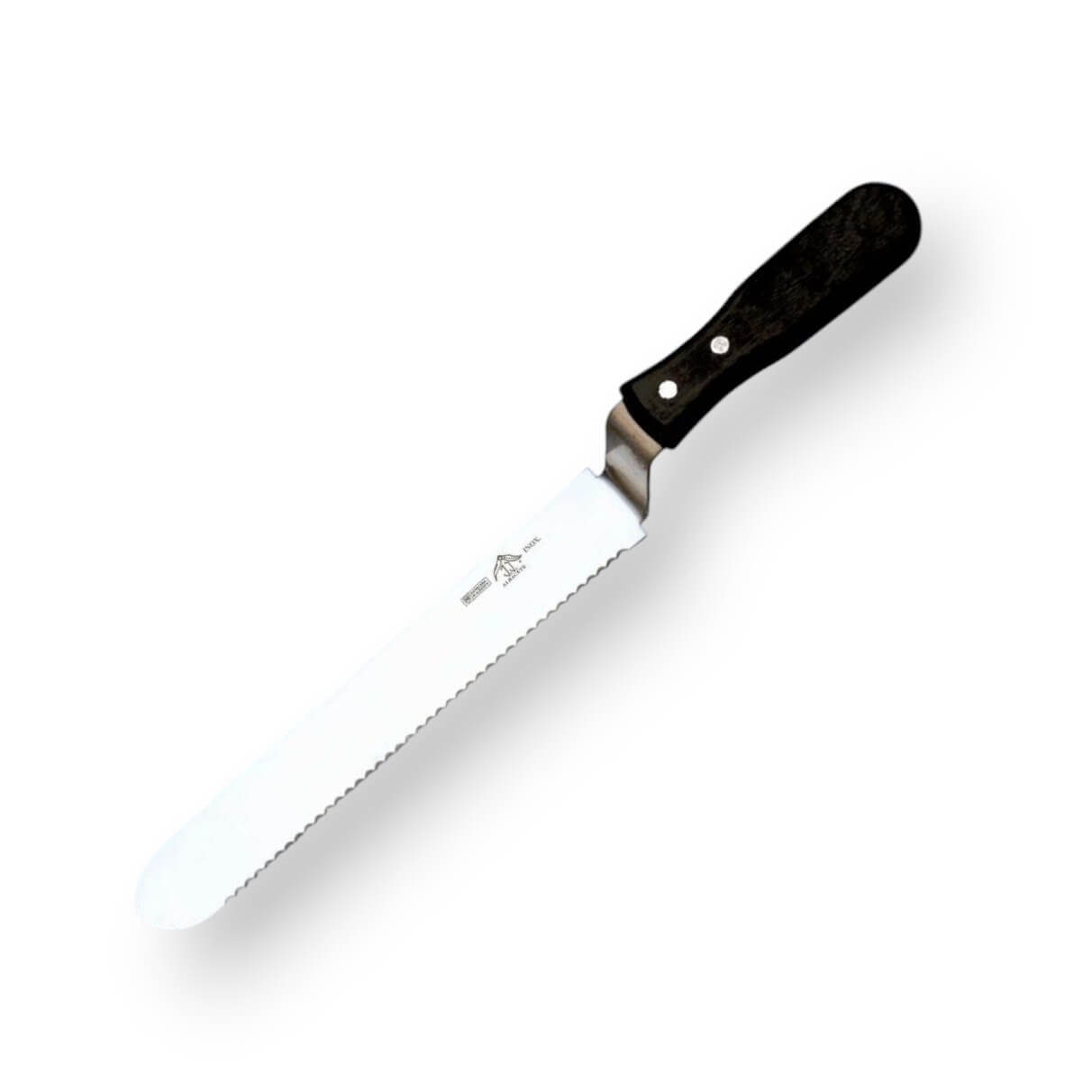 Cuchillo para miel acodado de 24 cm de acero inox con mango de pl...