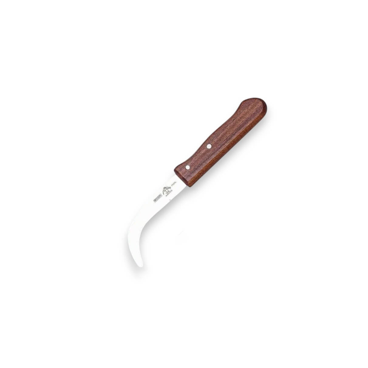 Cuchillo bananero para selección de 9 cm con mango de madera inve...
