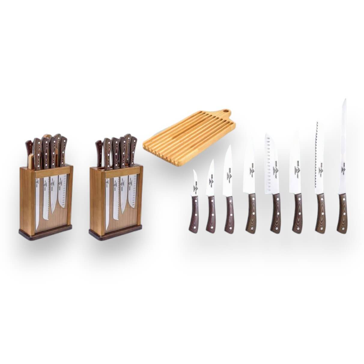 Taco magnético de madera de pino con 9 piezas con mango de mikart...