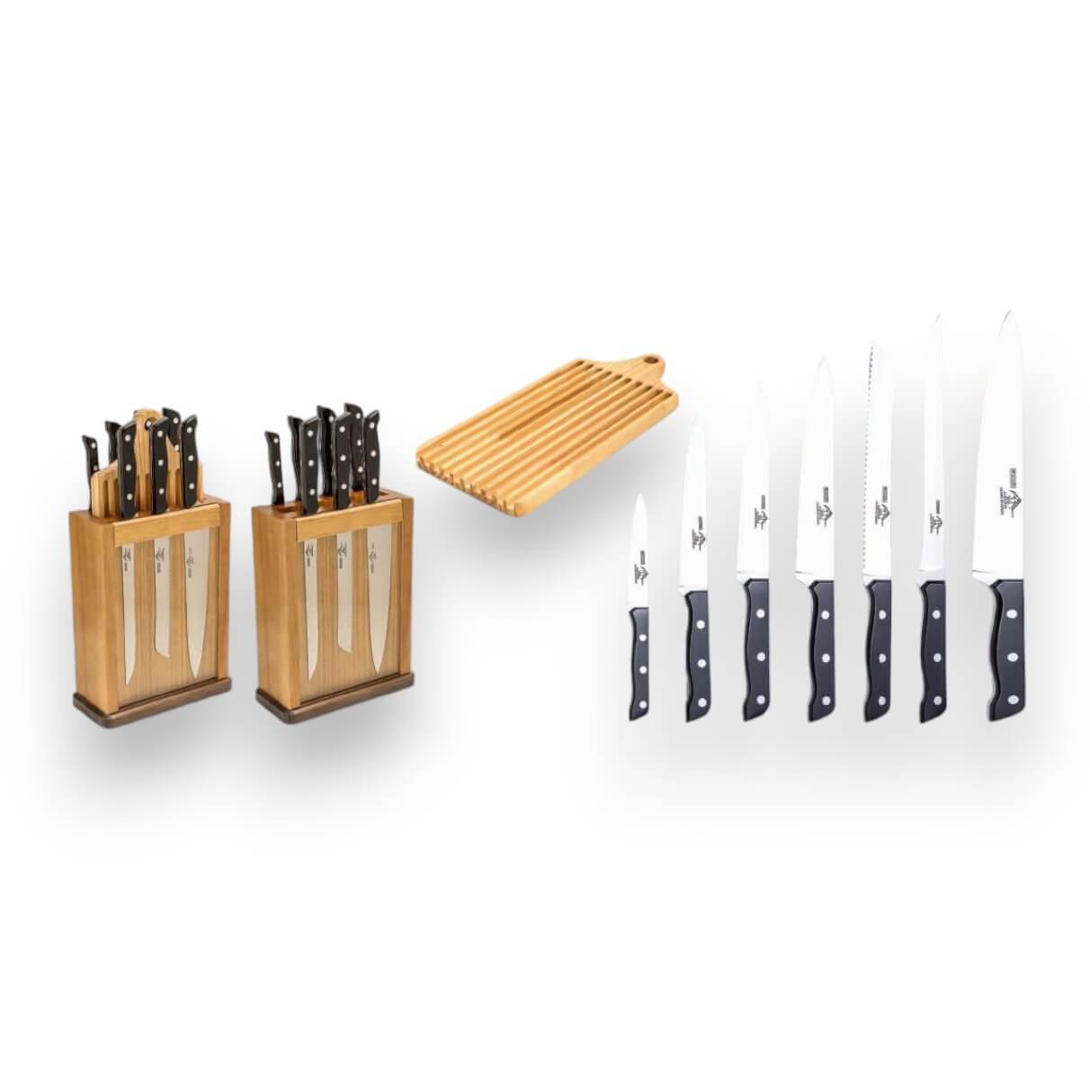 Taco magnético de madera de pino con 8 piezas con mango de phenol...