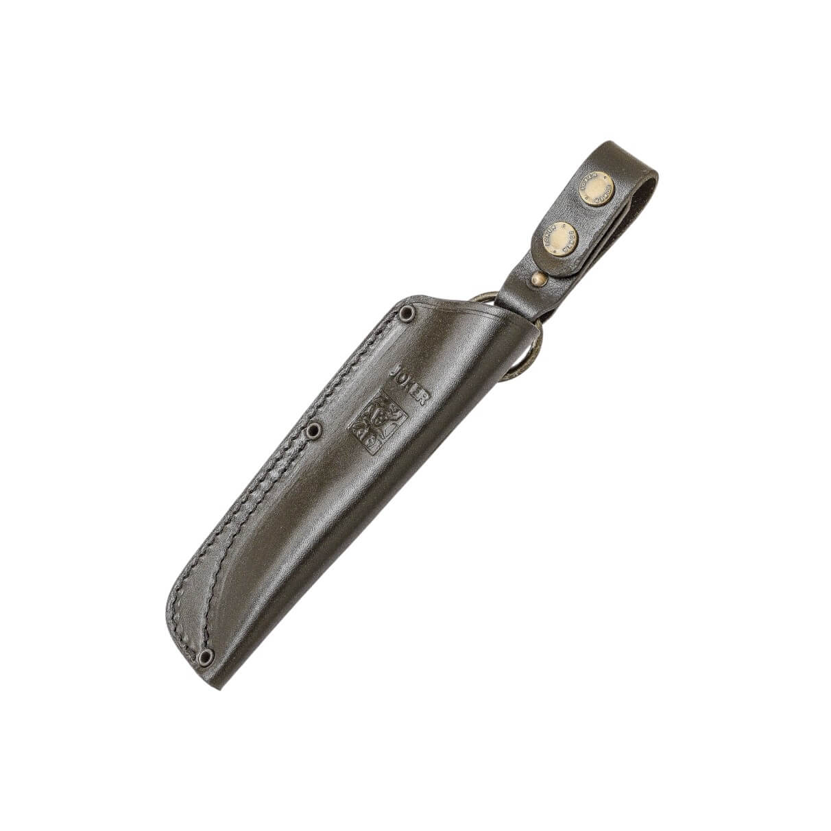 Cuchillo bushcraft Joker Bushlord con mango de micarta canvas negra