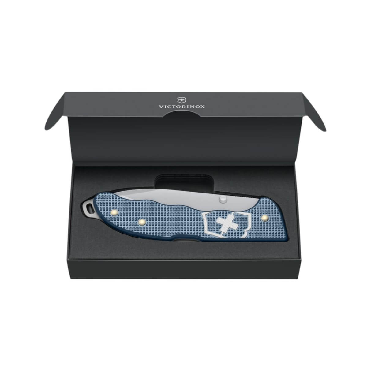 Edición limitada 2026 Victorinox Evoke Alox LE navaja multiusos color azul glacial