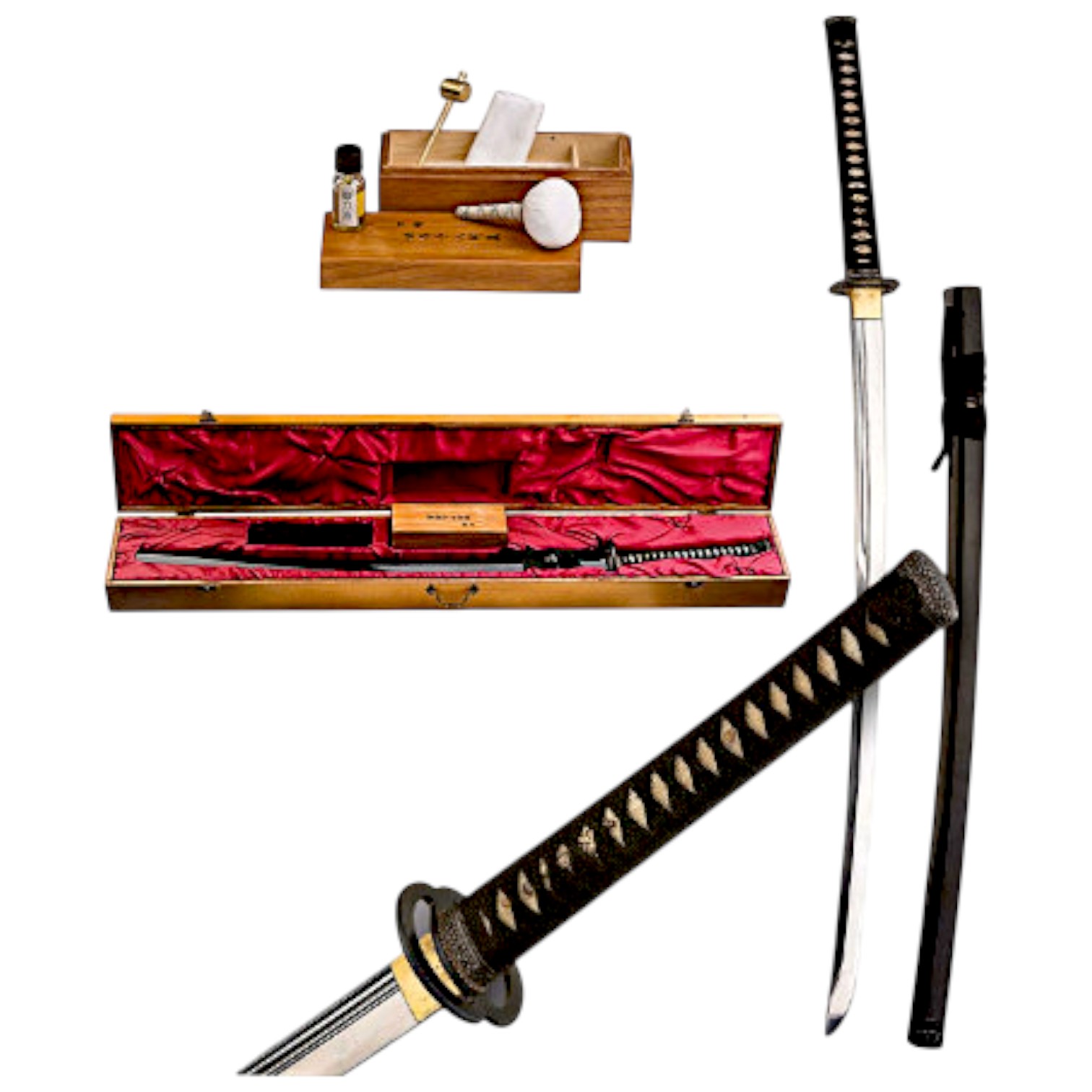 Estuche Katana y kit de limpieza